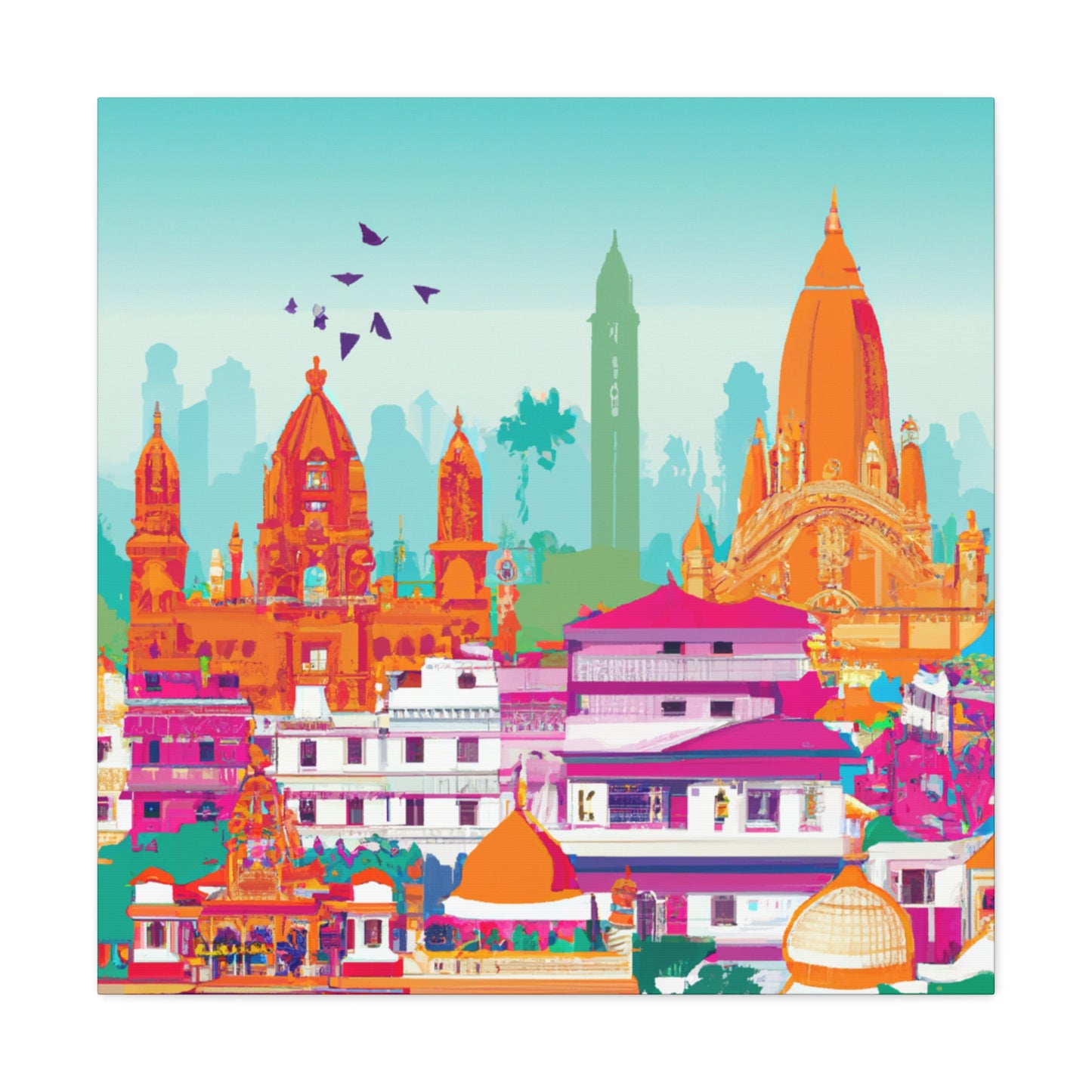 Taj Mahal - Destination India - Canvas