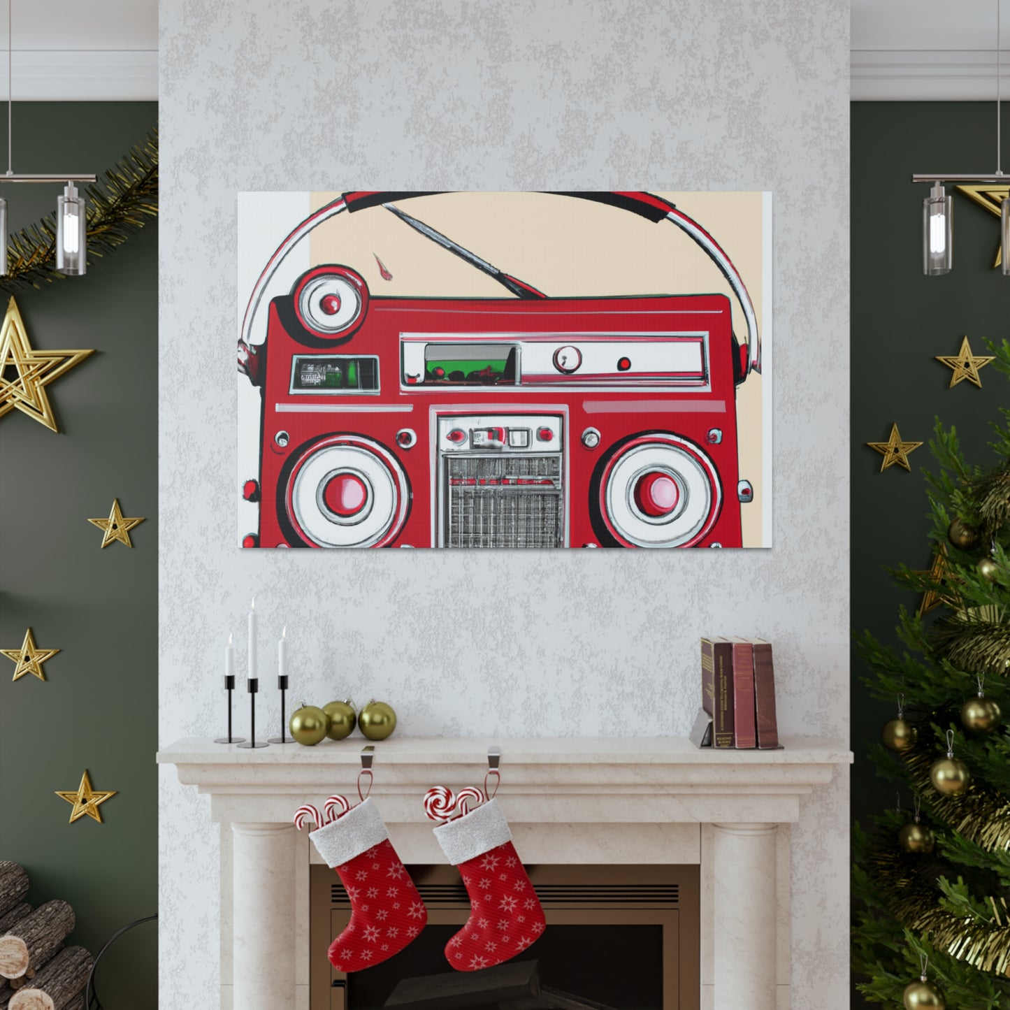The Box - Retro Music and Film Canvas