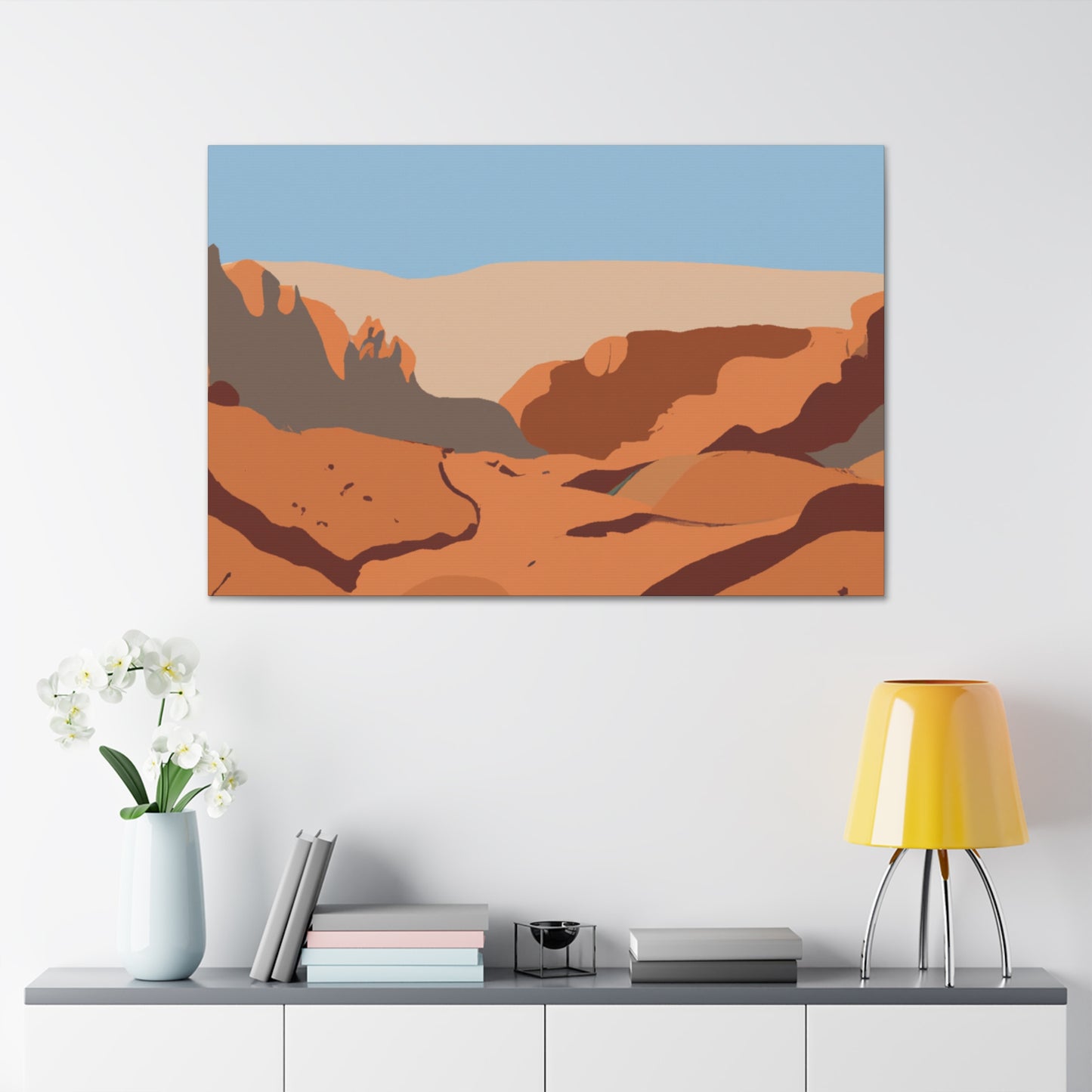 Dusty Paradise - Landscape - Canvas