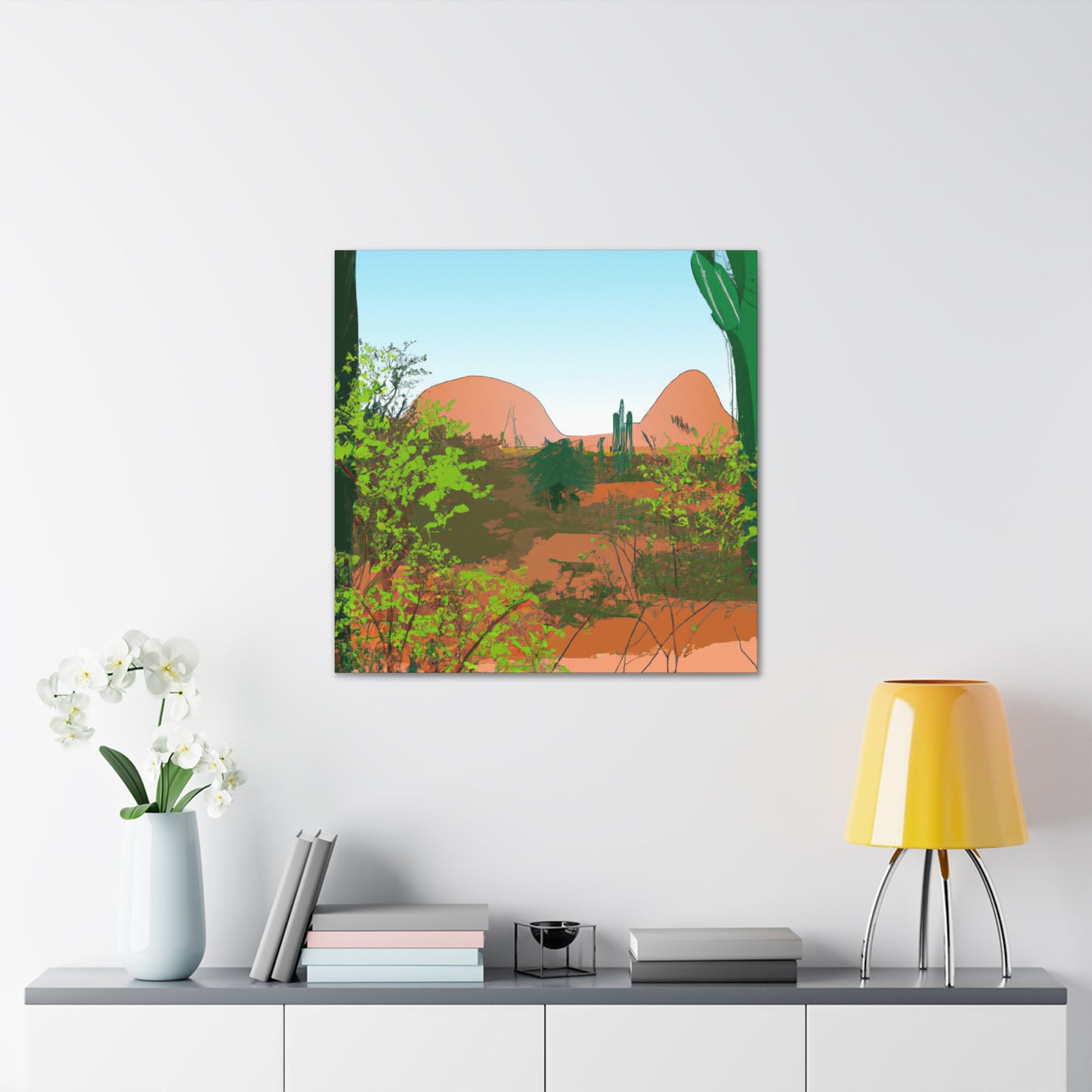 Sandy Oasis - Landscape - Canvas