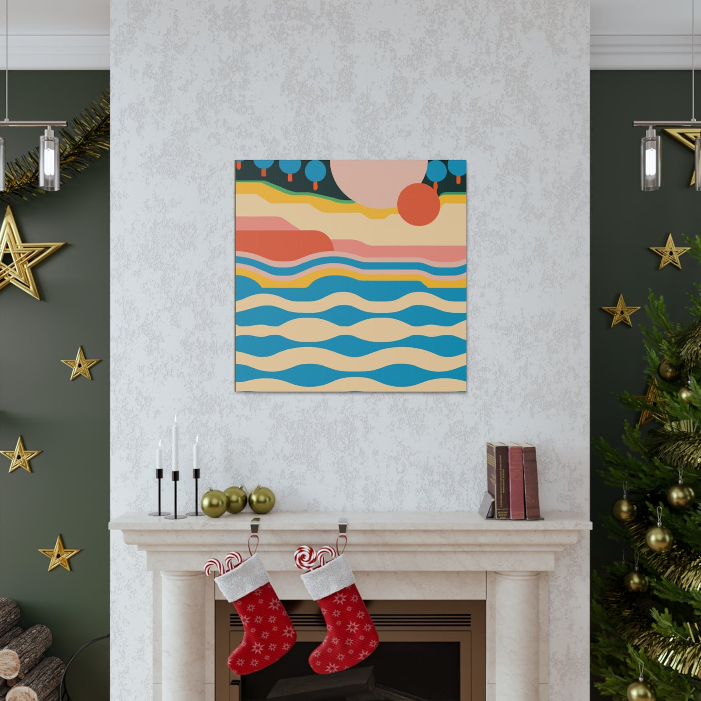 Cool Me Off - Midcentury Canvas