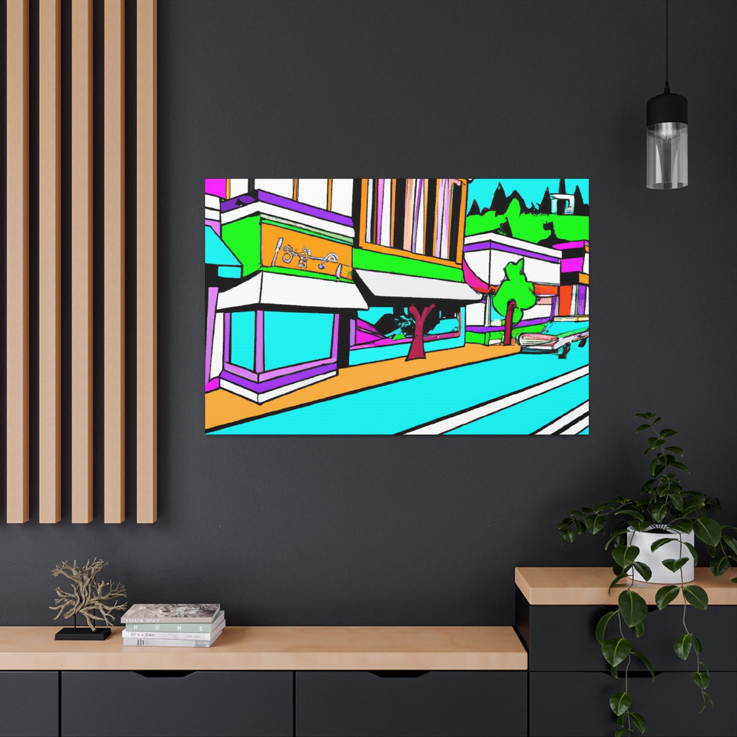 Hollywood Avenue - Pop Art Canvas