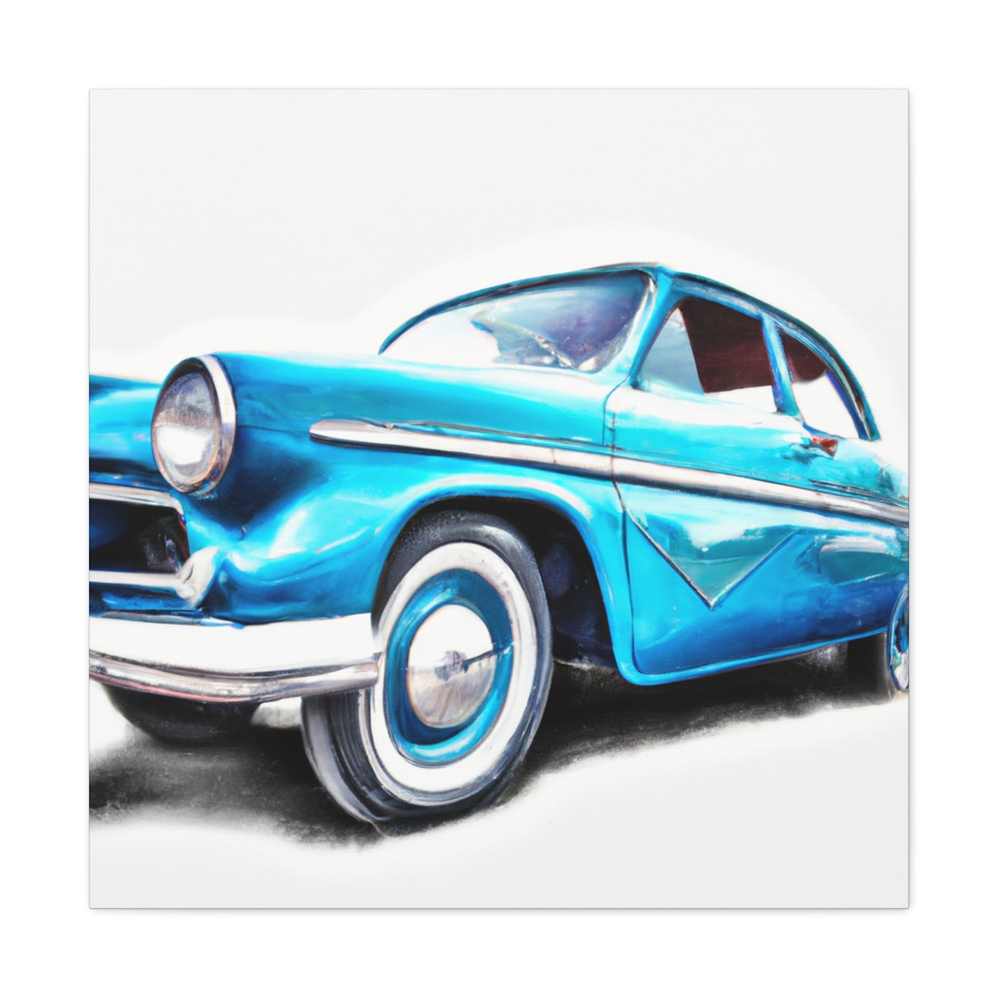 Old Bluey- Automobile Canvas