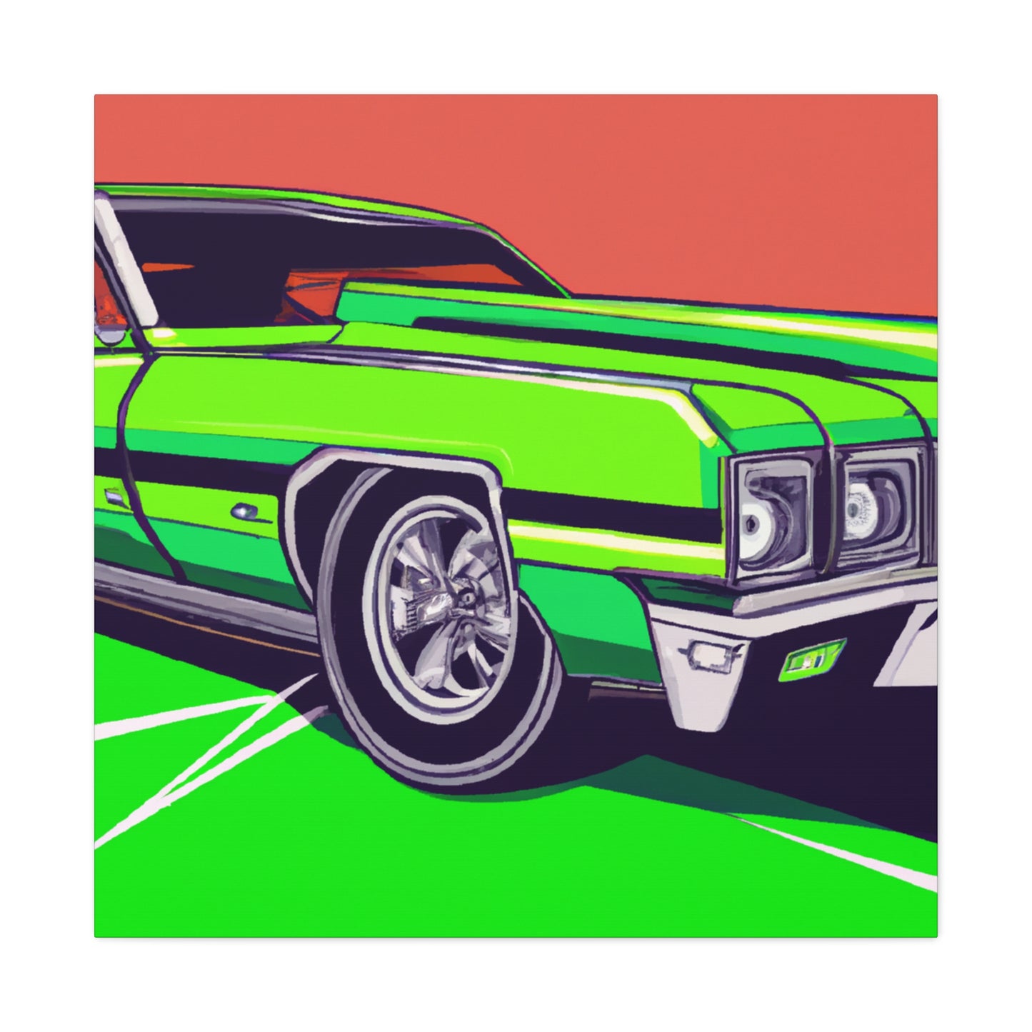 The Spitfire - Automobile - Canvas