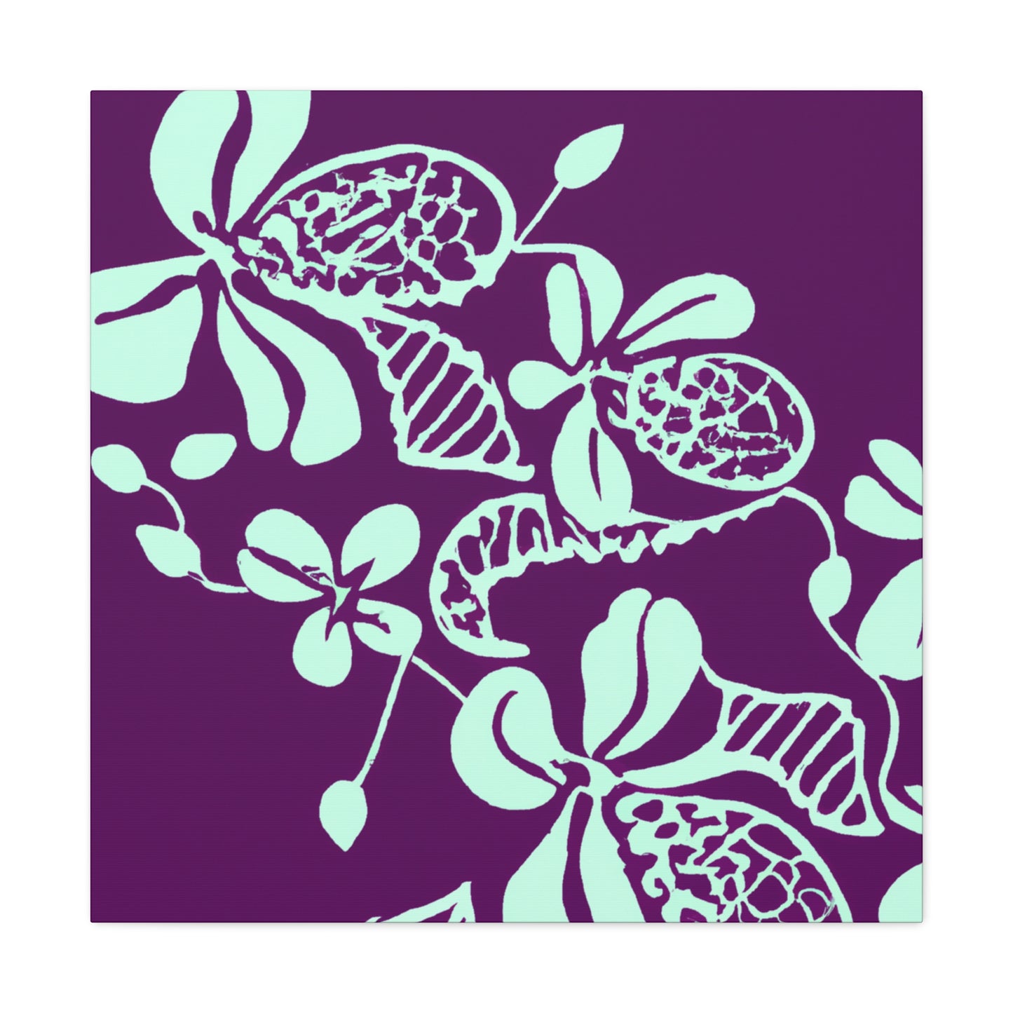 Glowtopia - Floral - Canvas