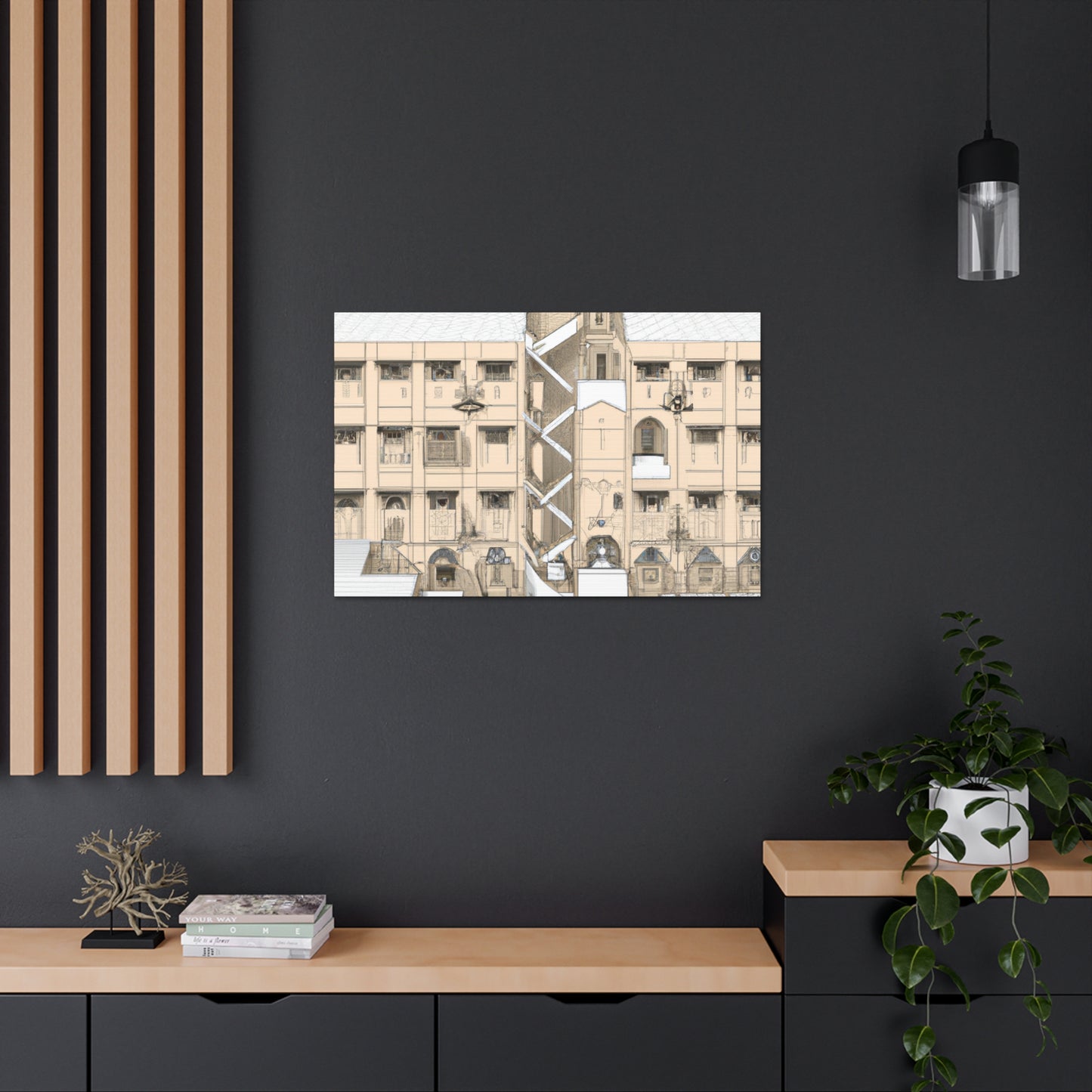Corinne de Poitiers - Canvas - Architectural