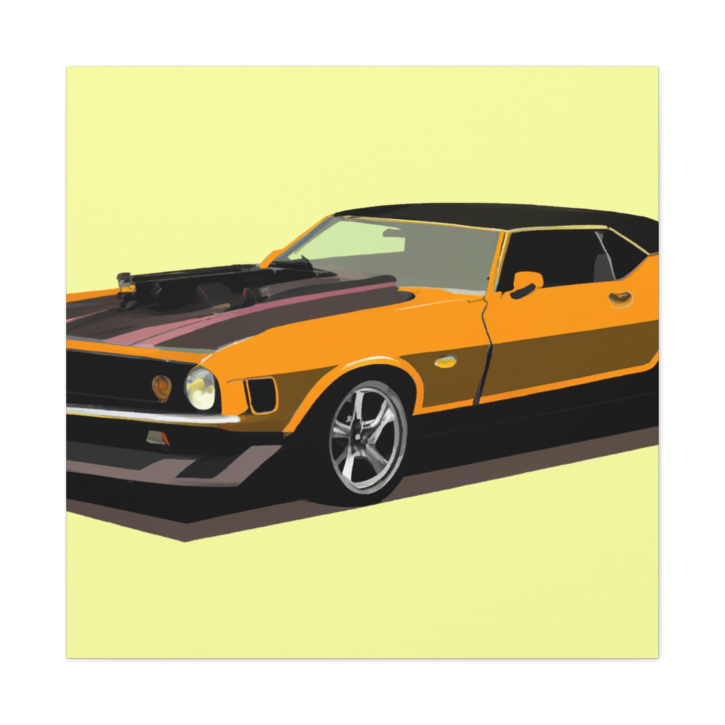 Smokin' Ruby - Automobile - Canvas