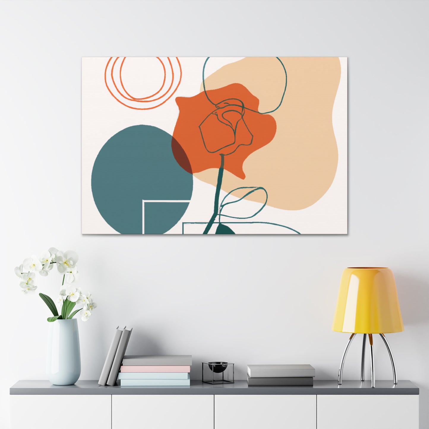 Mysterious Flow - Minimalism - Canvas