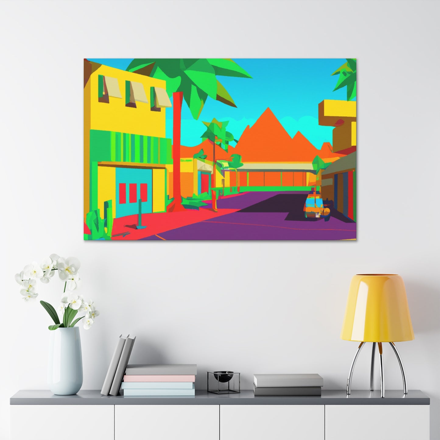 Desert Dreamscape - Architectural - Canvas