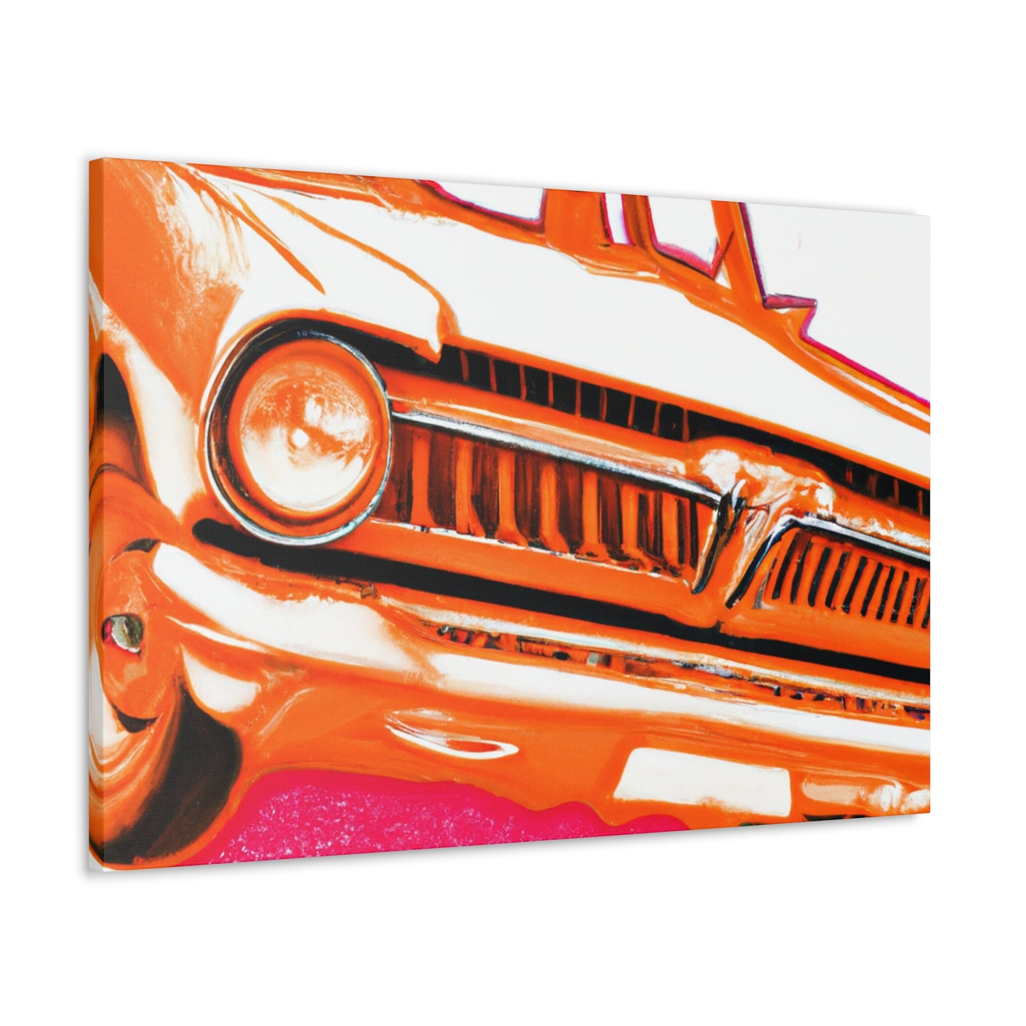 "Classic Car Curtains" - Automobile Canvas