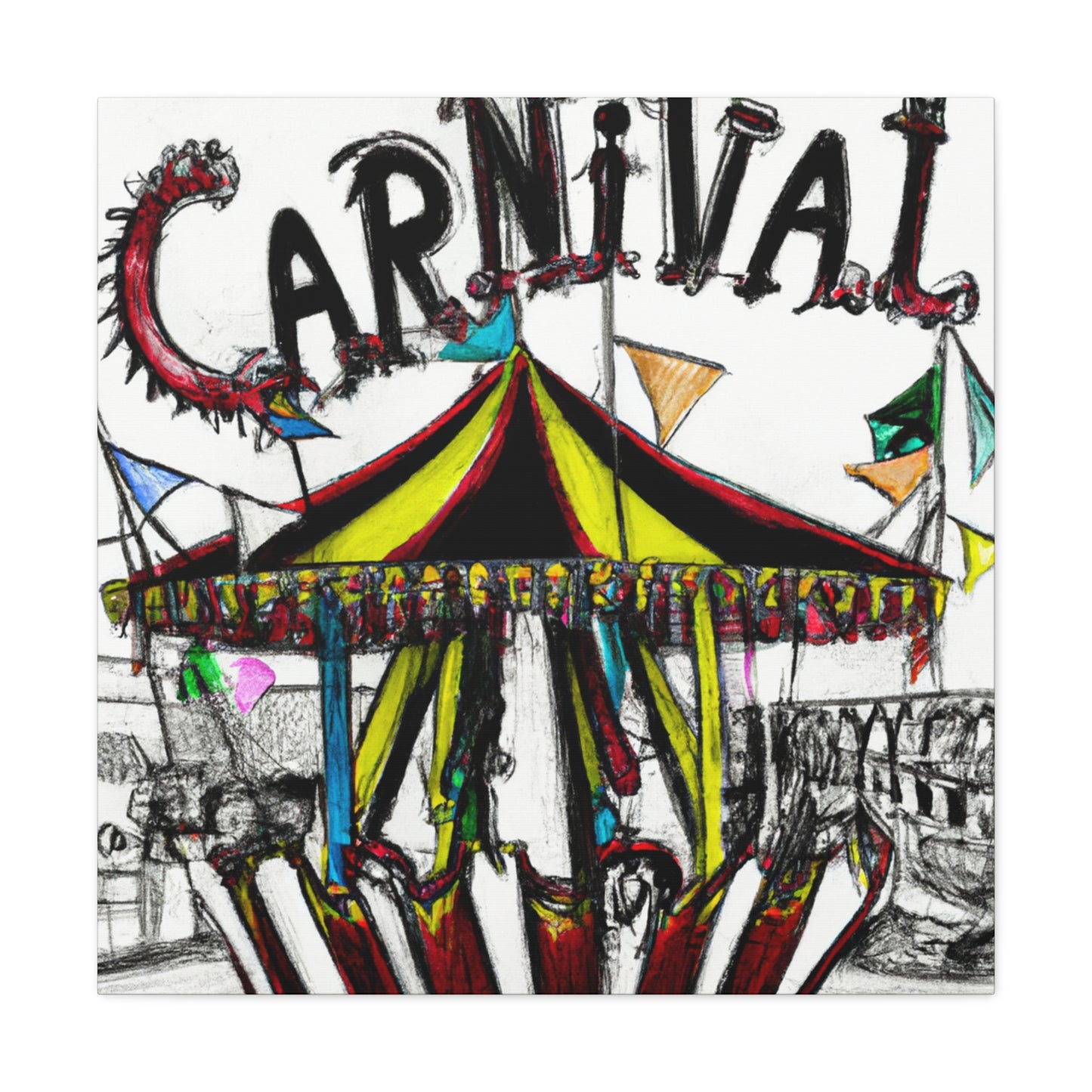 The Whirl of Wonders - Amusement - Canvas