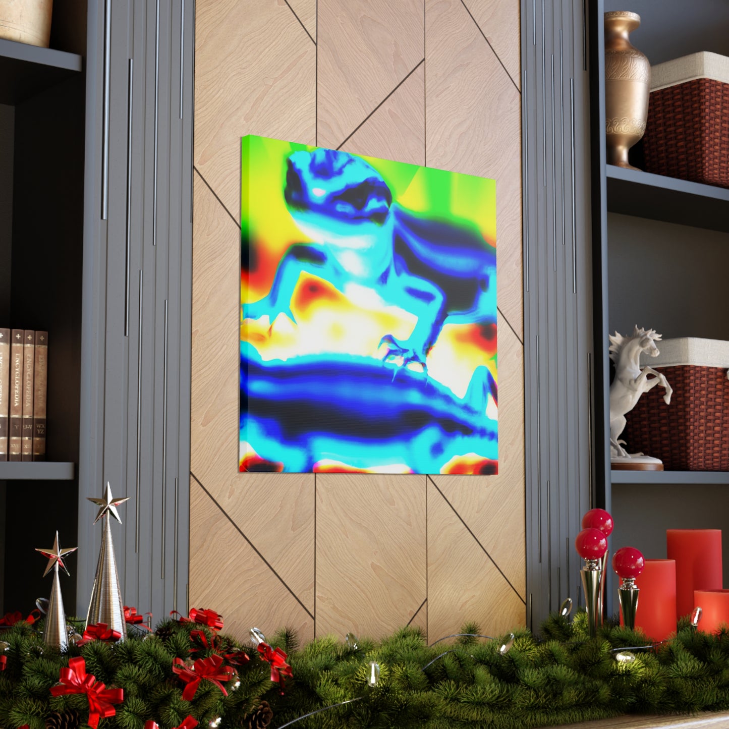 Lemonburst Lynx - Canvas - Abstract