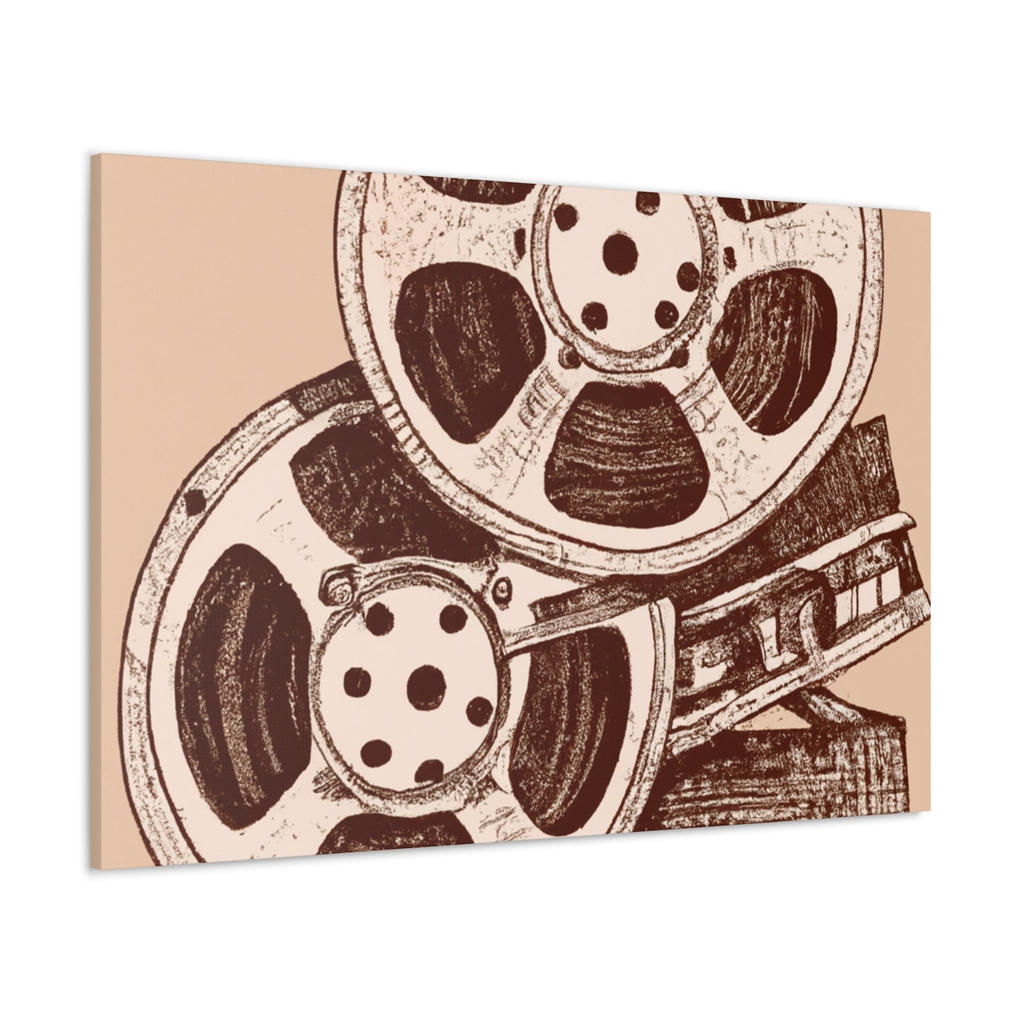 Reel Smashers - Retro Music and Film Canvas