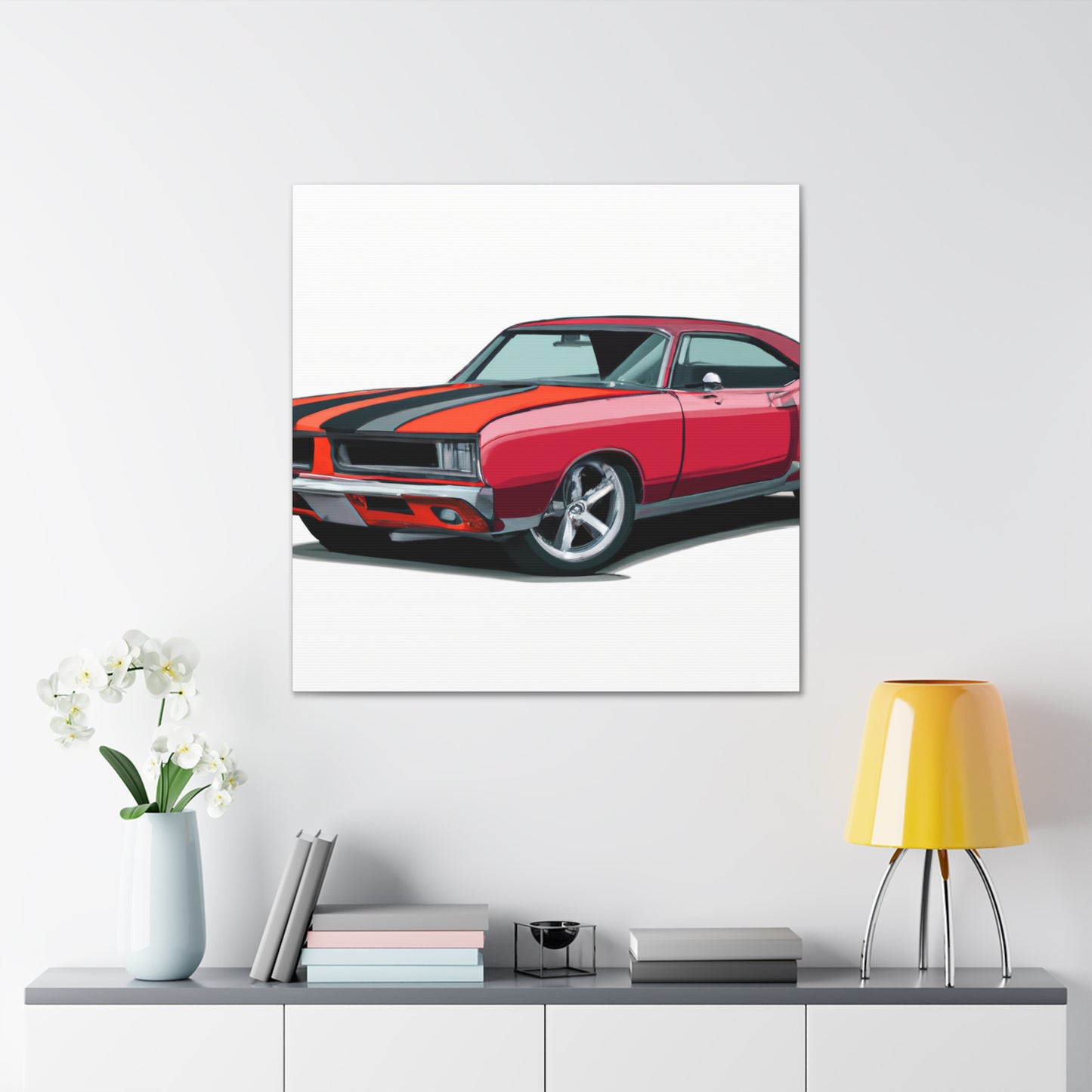 Hot Rod Havoc - Automobile - Canvas