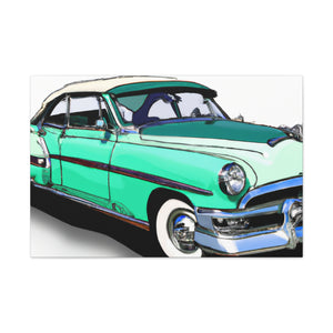 Vintage Valiant - Automobile - Canvas