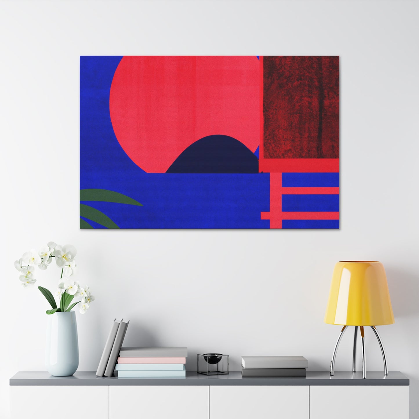 Twisted Teardrop - Midcentury - Canvas