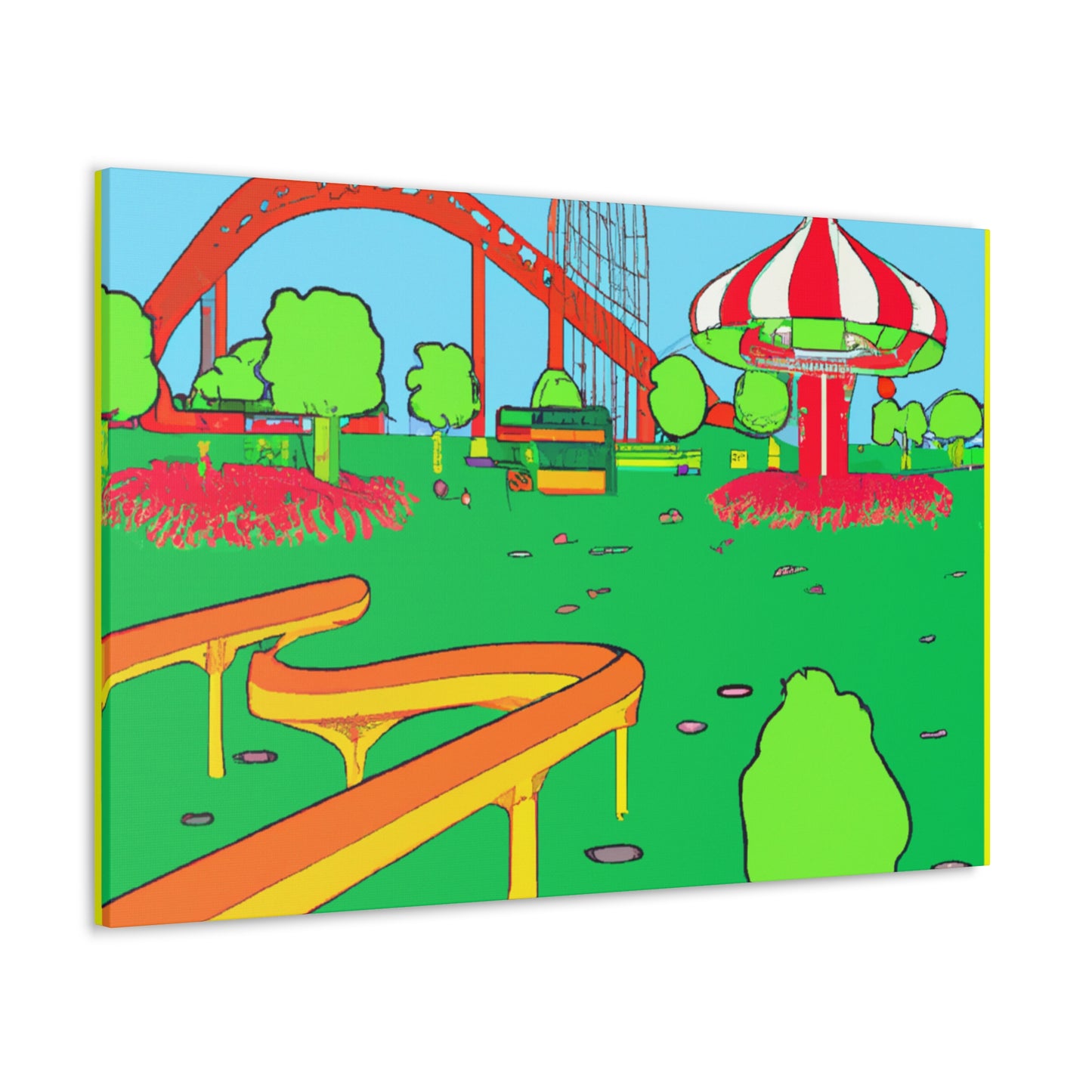 Enchanted Flora- Landscape - Canvas