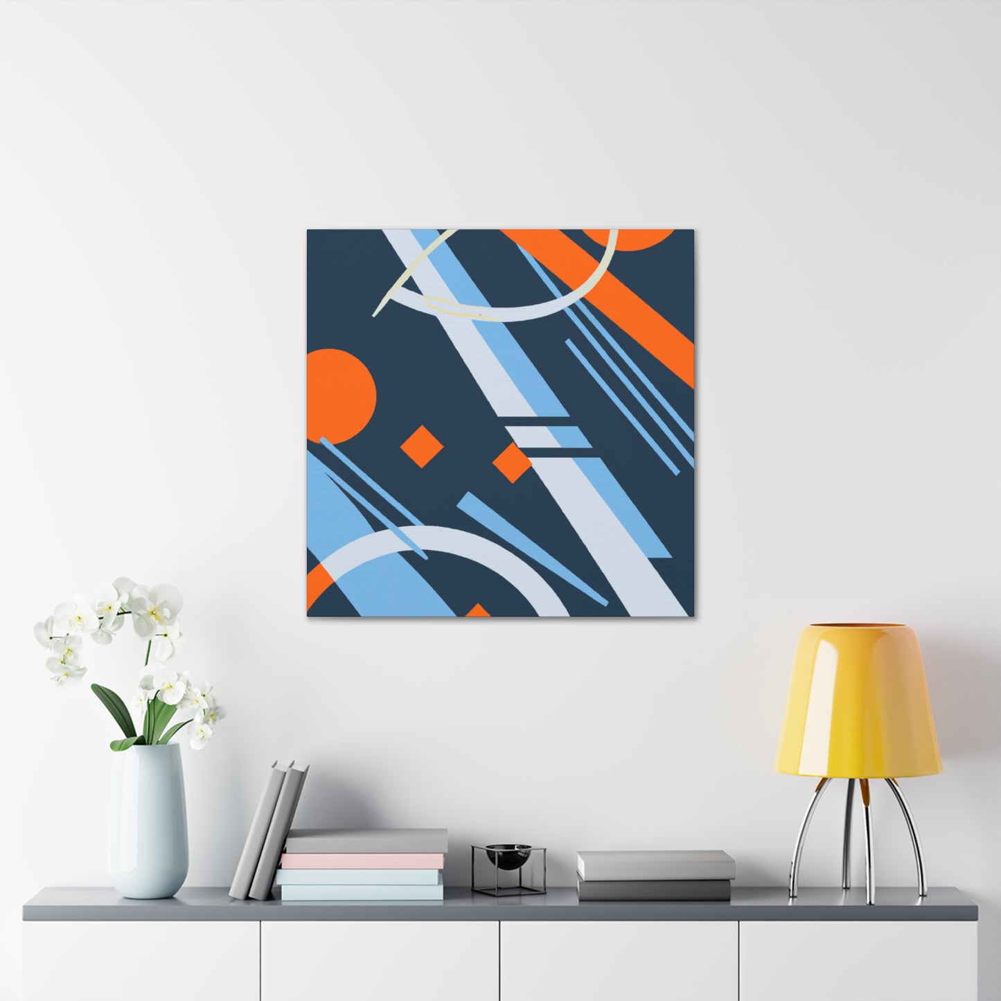 Cosy Cottage - Midcentury - Canvas