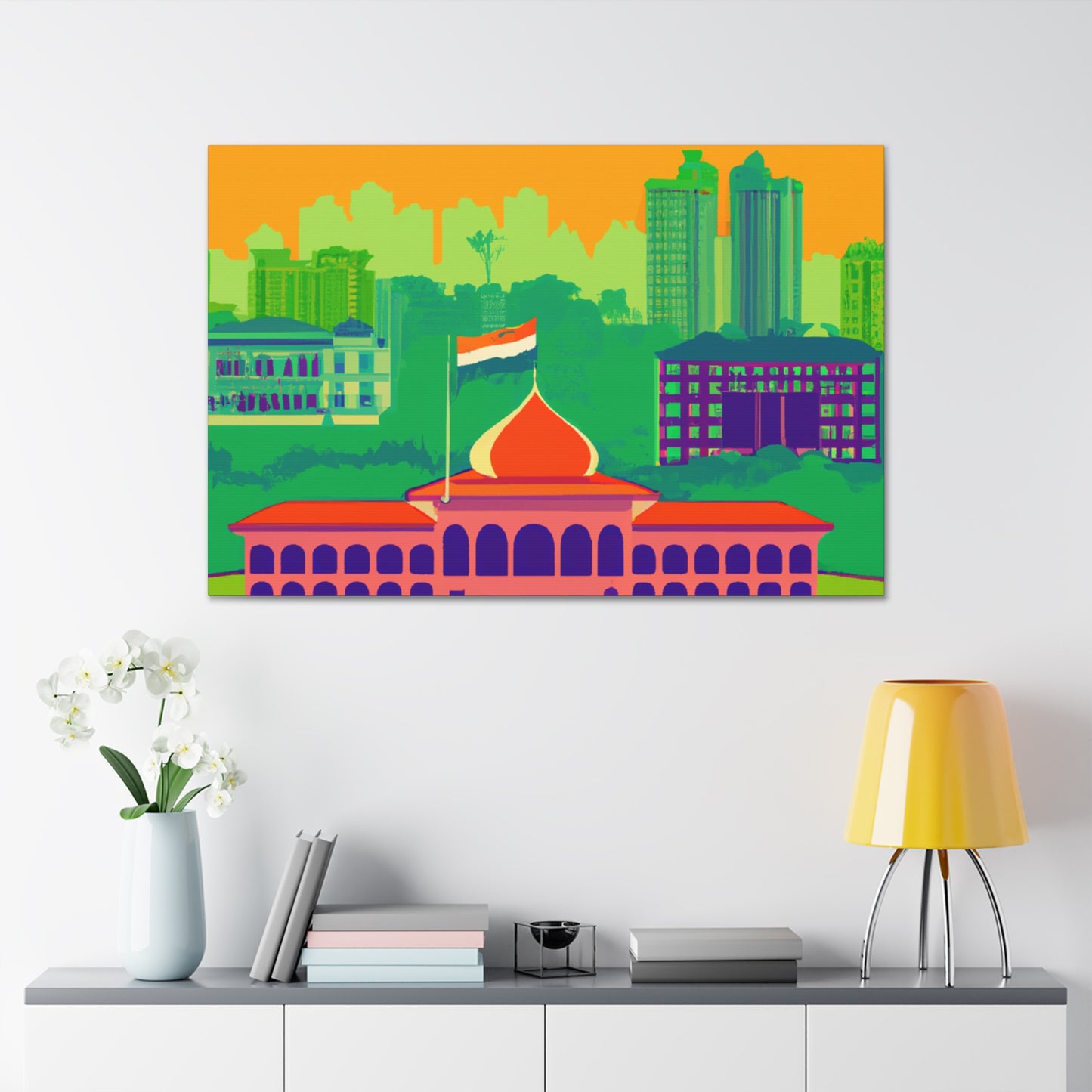 India-O-Destination India - Canvas