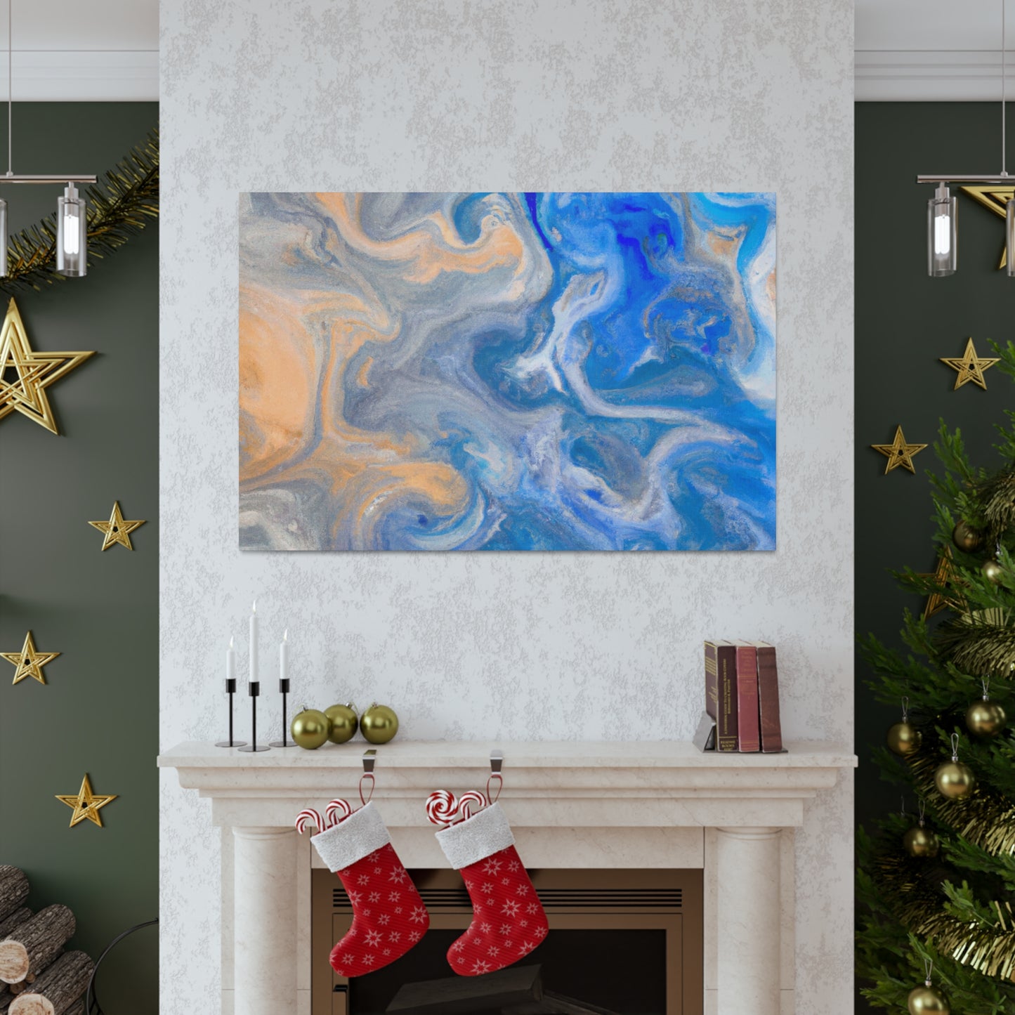 Water Swirl - Abstract Canvas