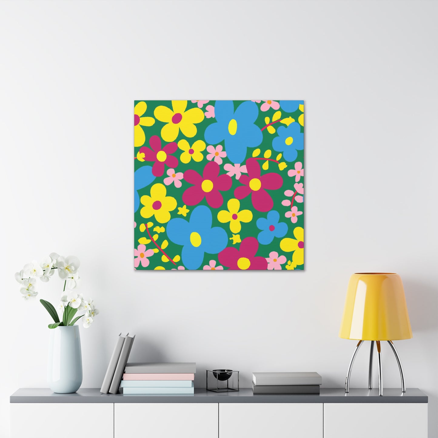 Blissful Bloom - Floral - Canvas