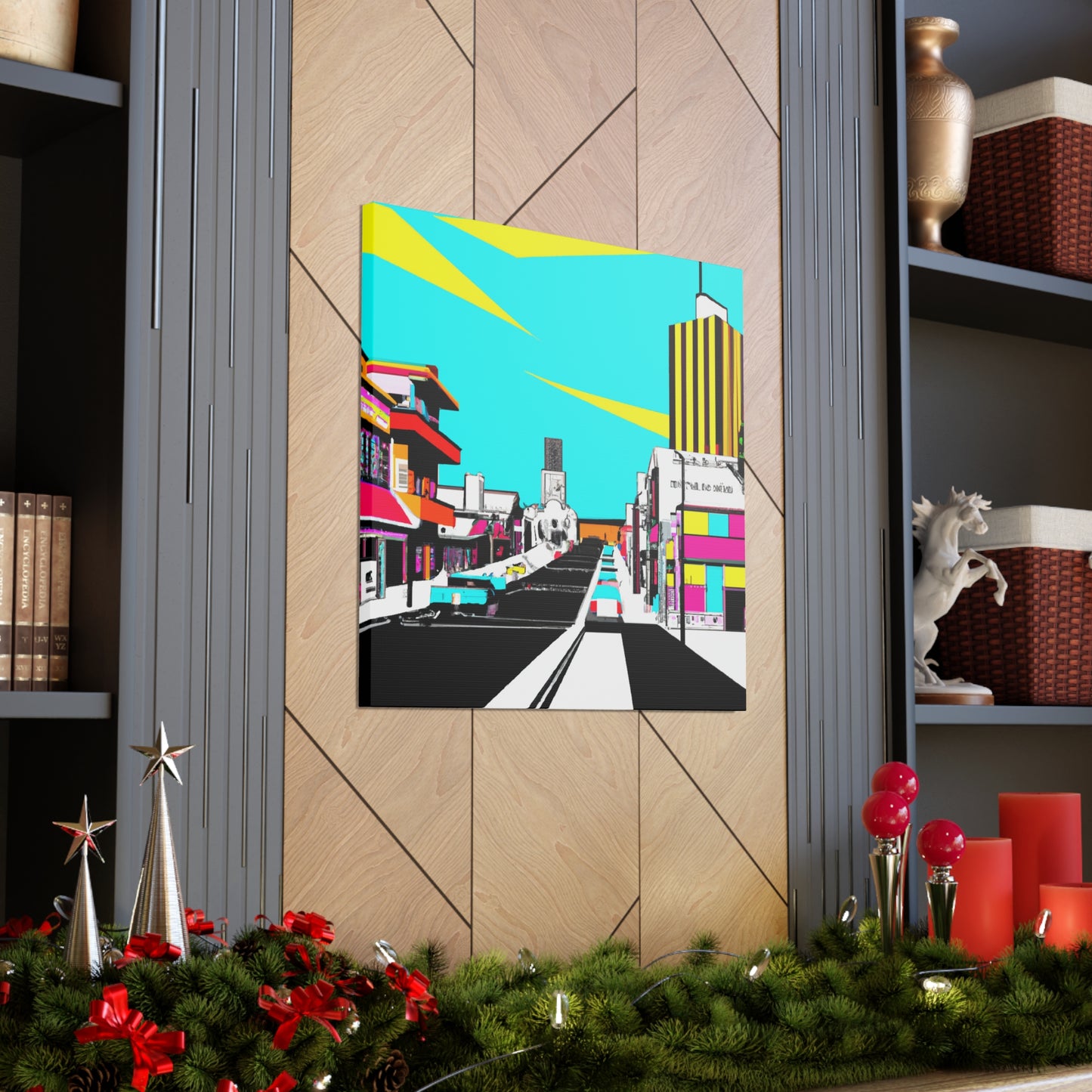 Futuristic Alley - Canvas Pop Art