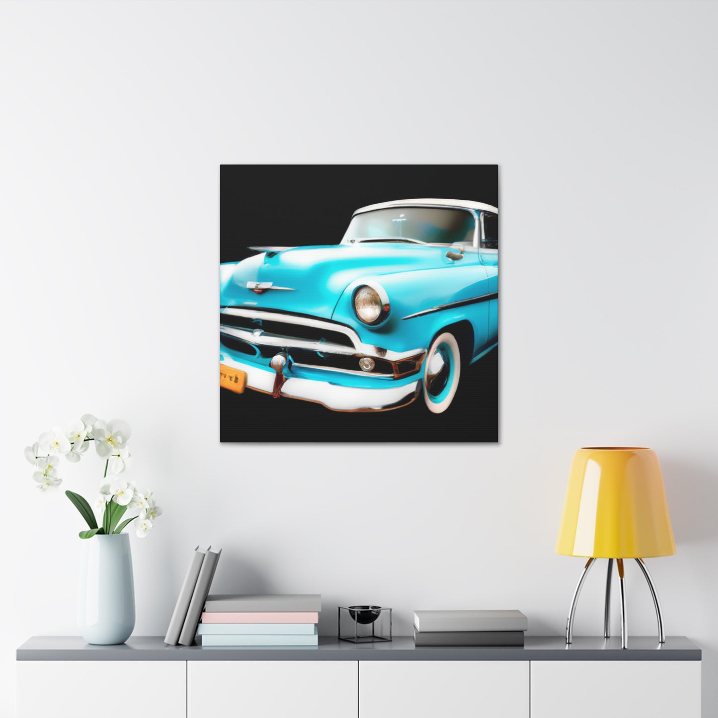 "Marine Marvel" - Automobile Canvas