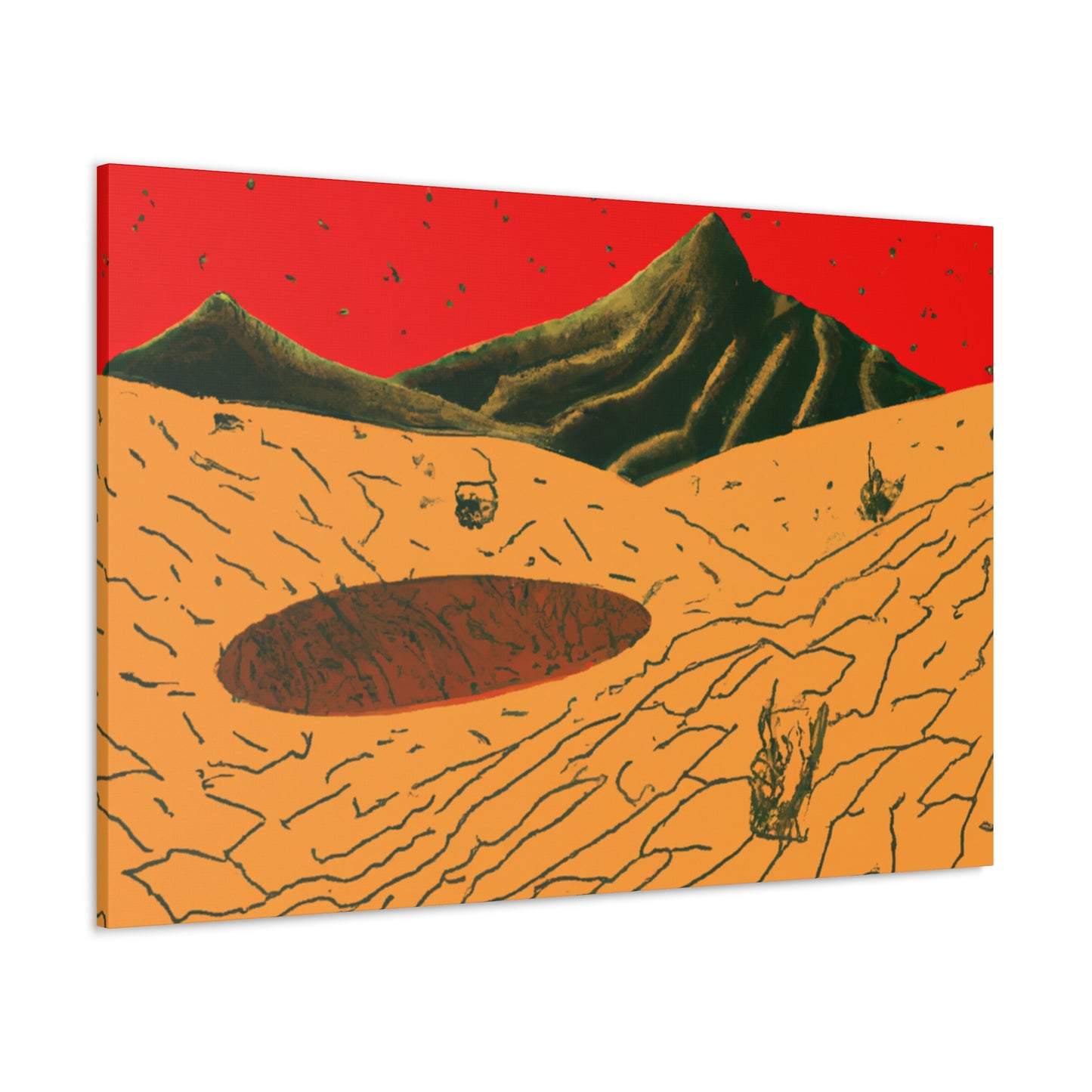 Candied Sand - Vintage Contemporary - Desert - Canvas