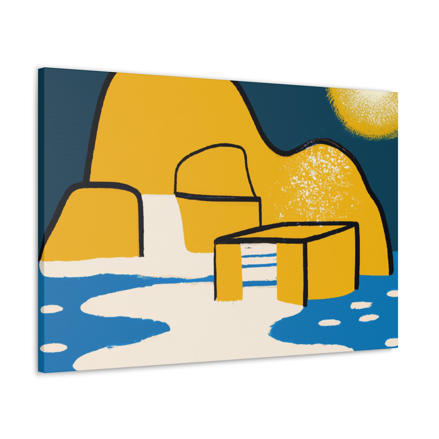 Zen Garden - Midcentury - Canvas