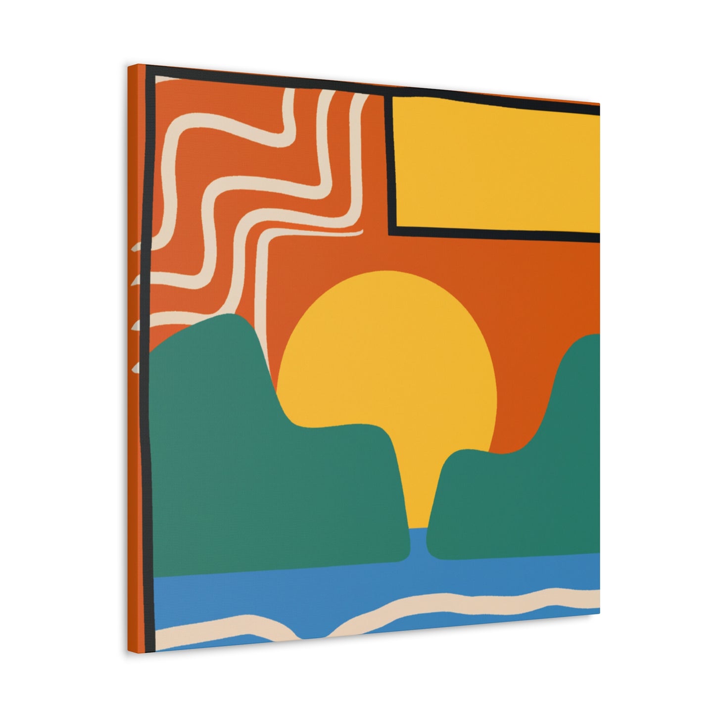 Geometric Groove - Midcentury - Canvas