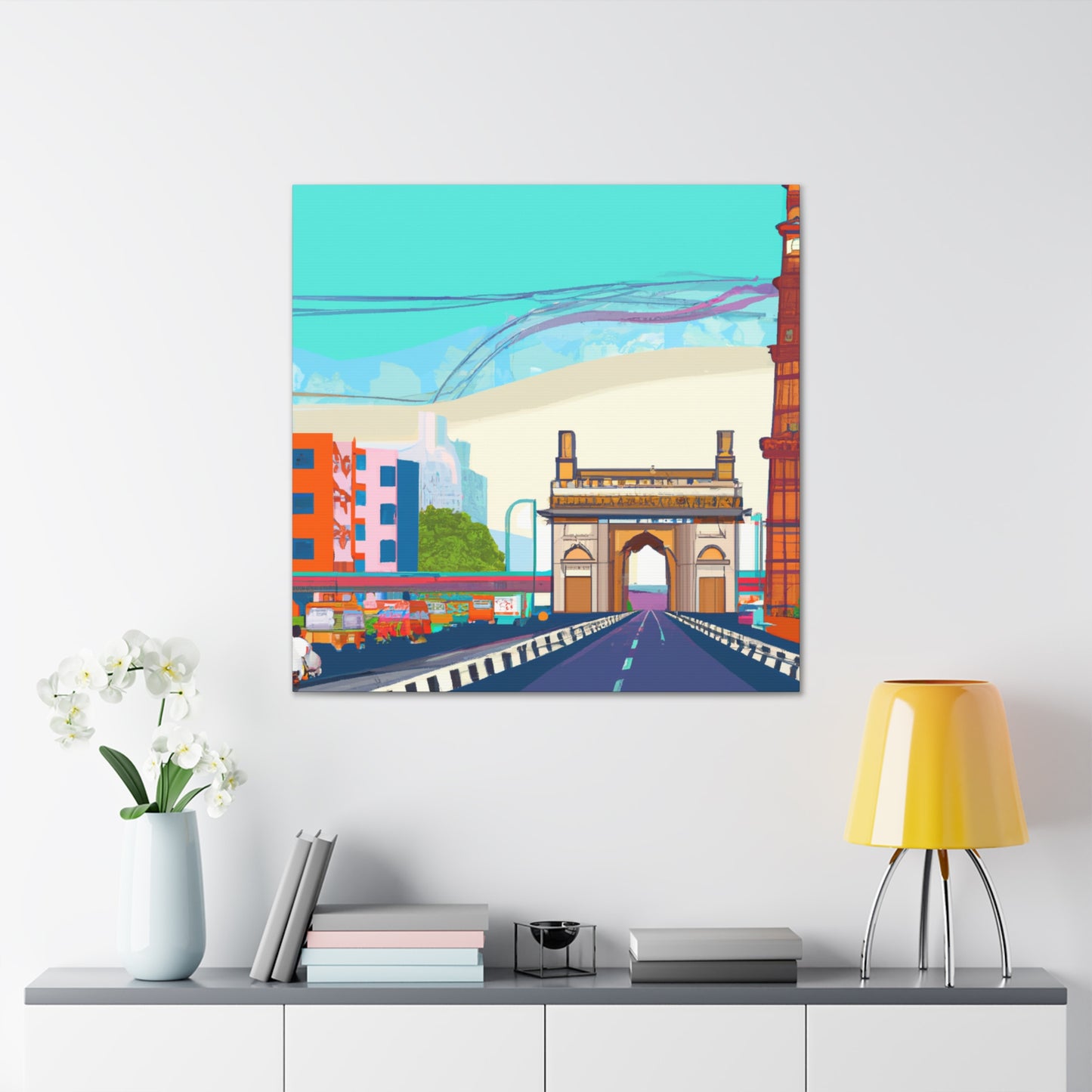 Vedic Vista - Destination India - Canvas