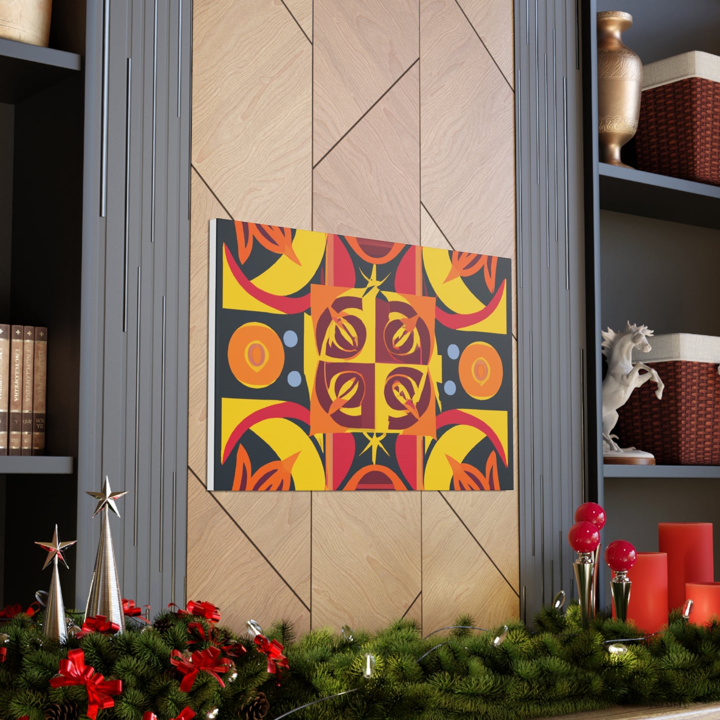 Mountain Puporius - Midcentury Canvas