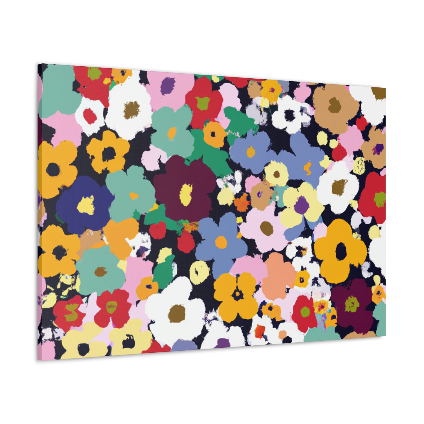 Petal Symphony - Floral Canvas