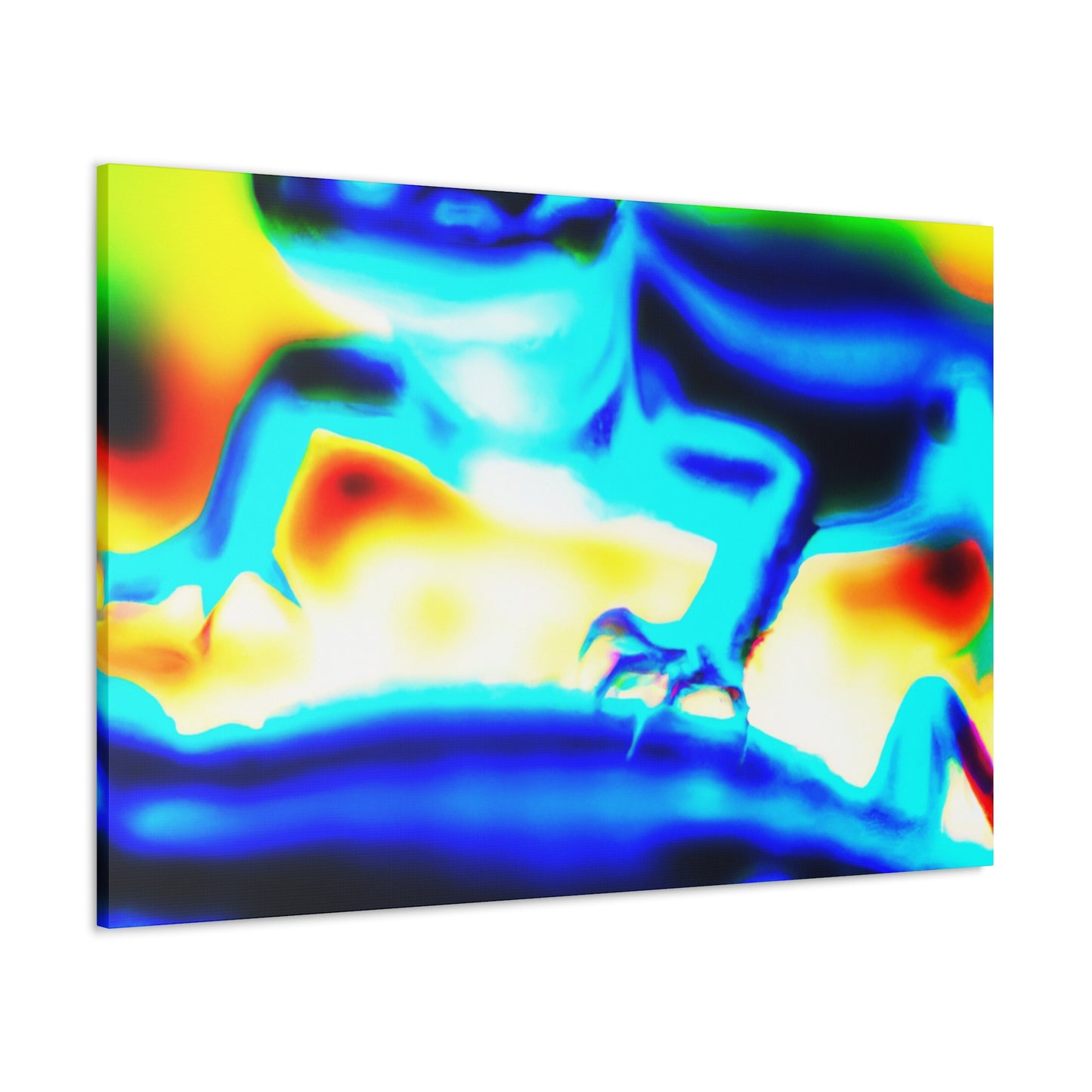Lemonburst Lynx - Canvas - Abstract