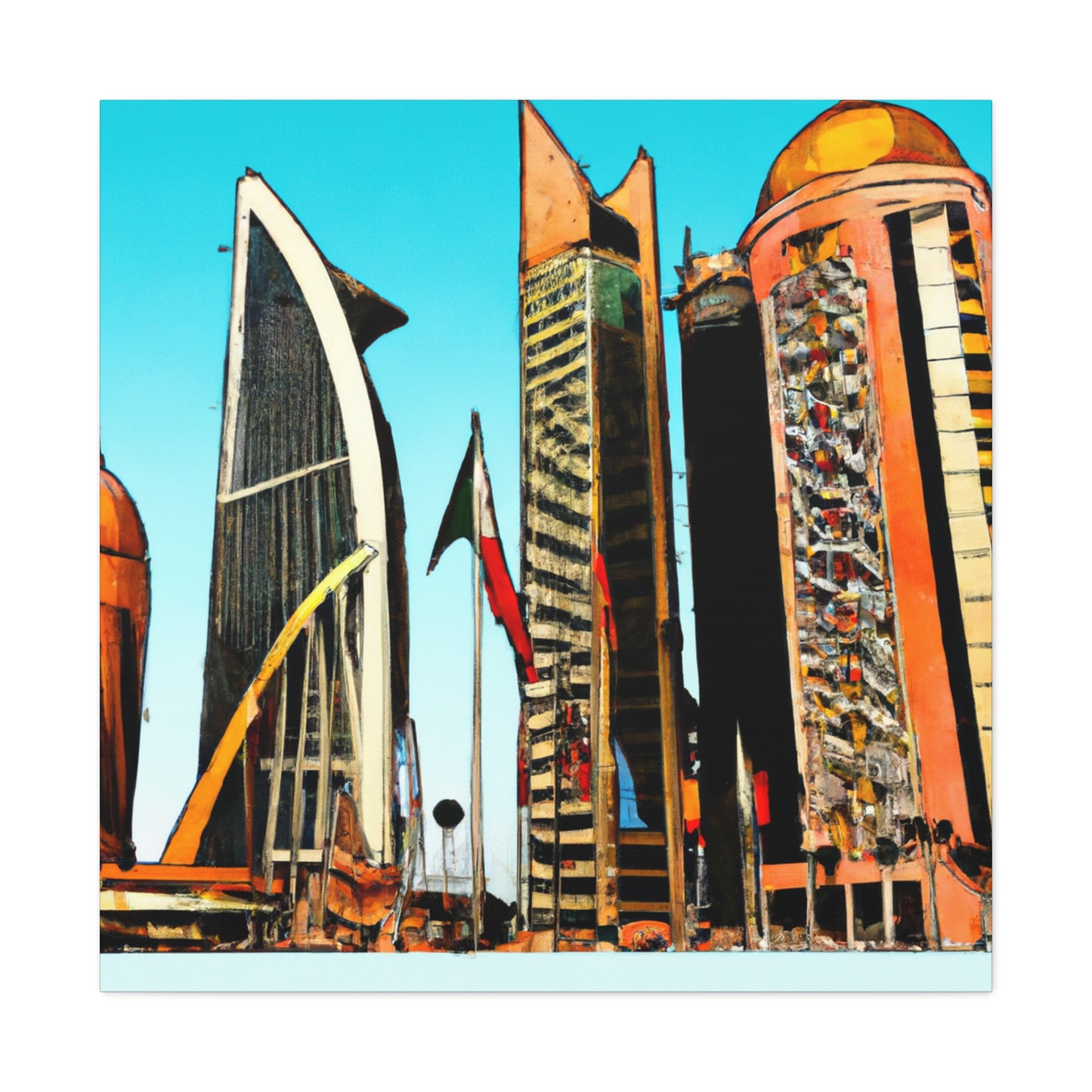 Desert Oasis - Destination Arab Emerates - Canvas