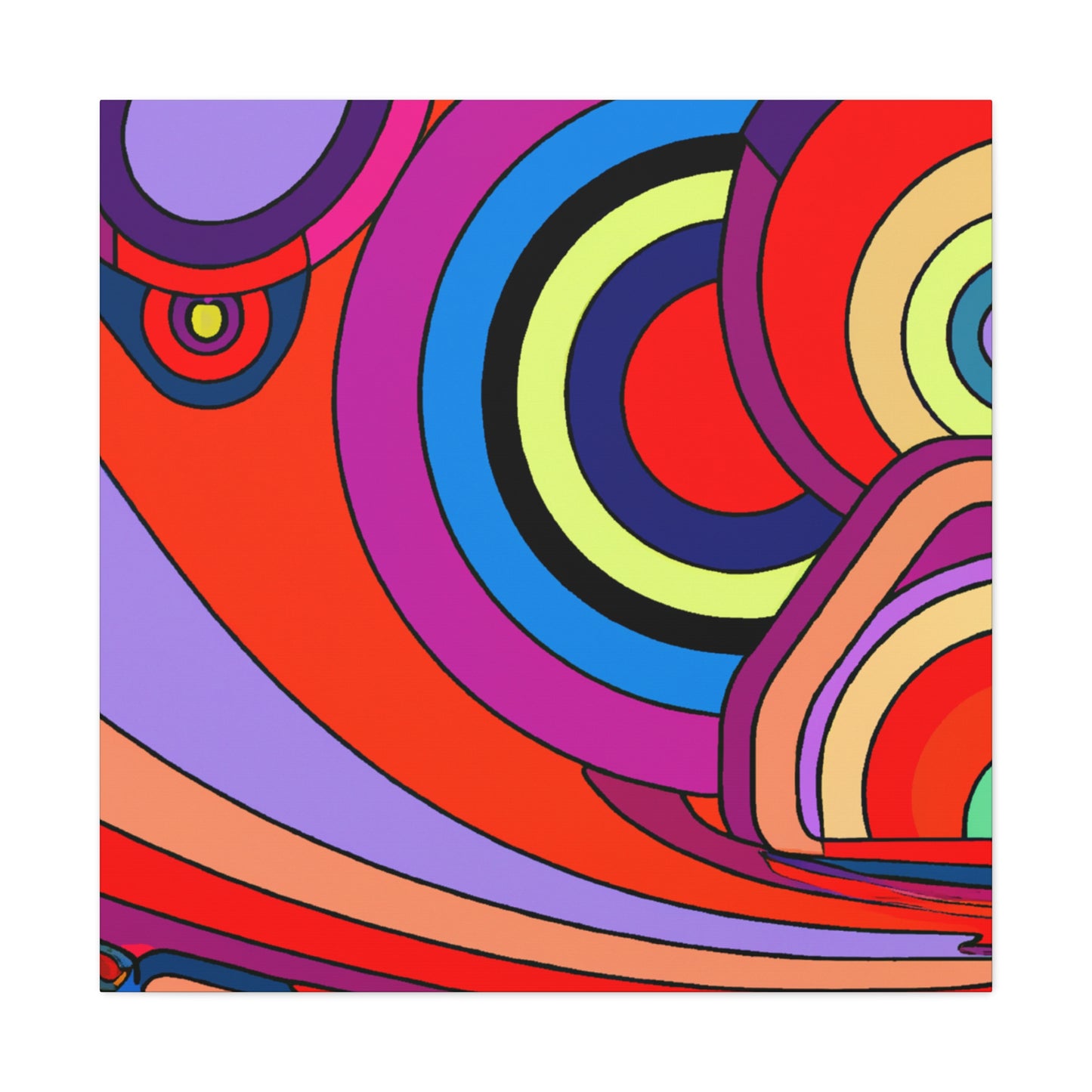 Rainbow Quench - Abstract - Canvas
