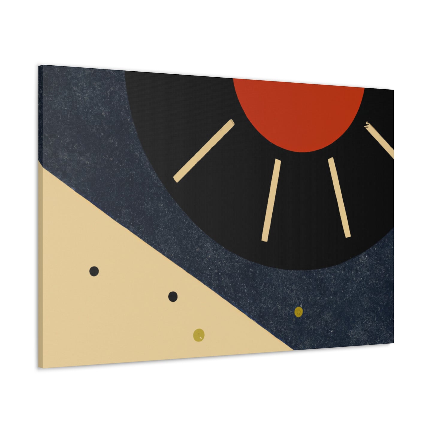 Rays - Retro Music Midcentury Canvas