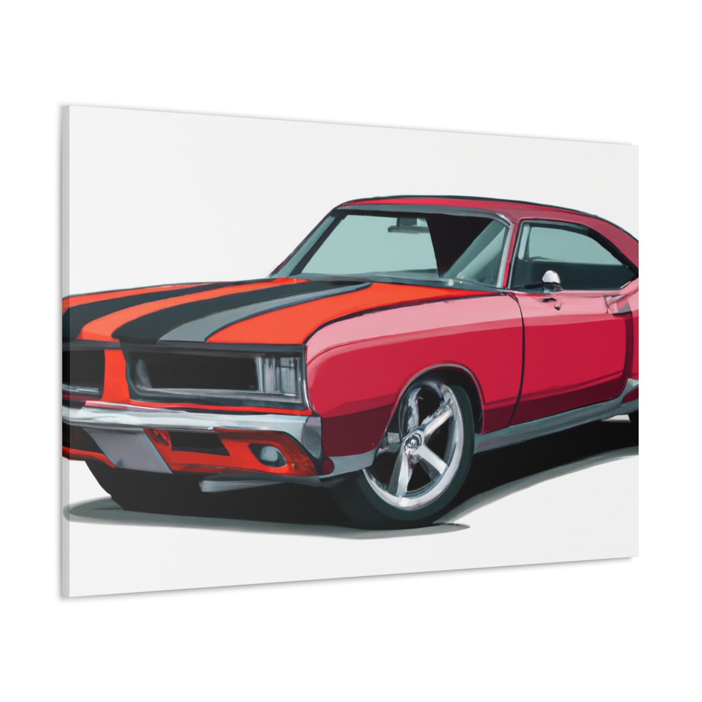 Hot Rod Havoc - Automobile - Canvas