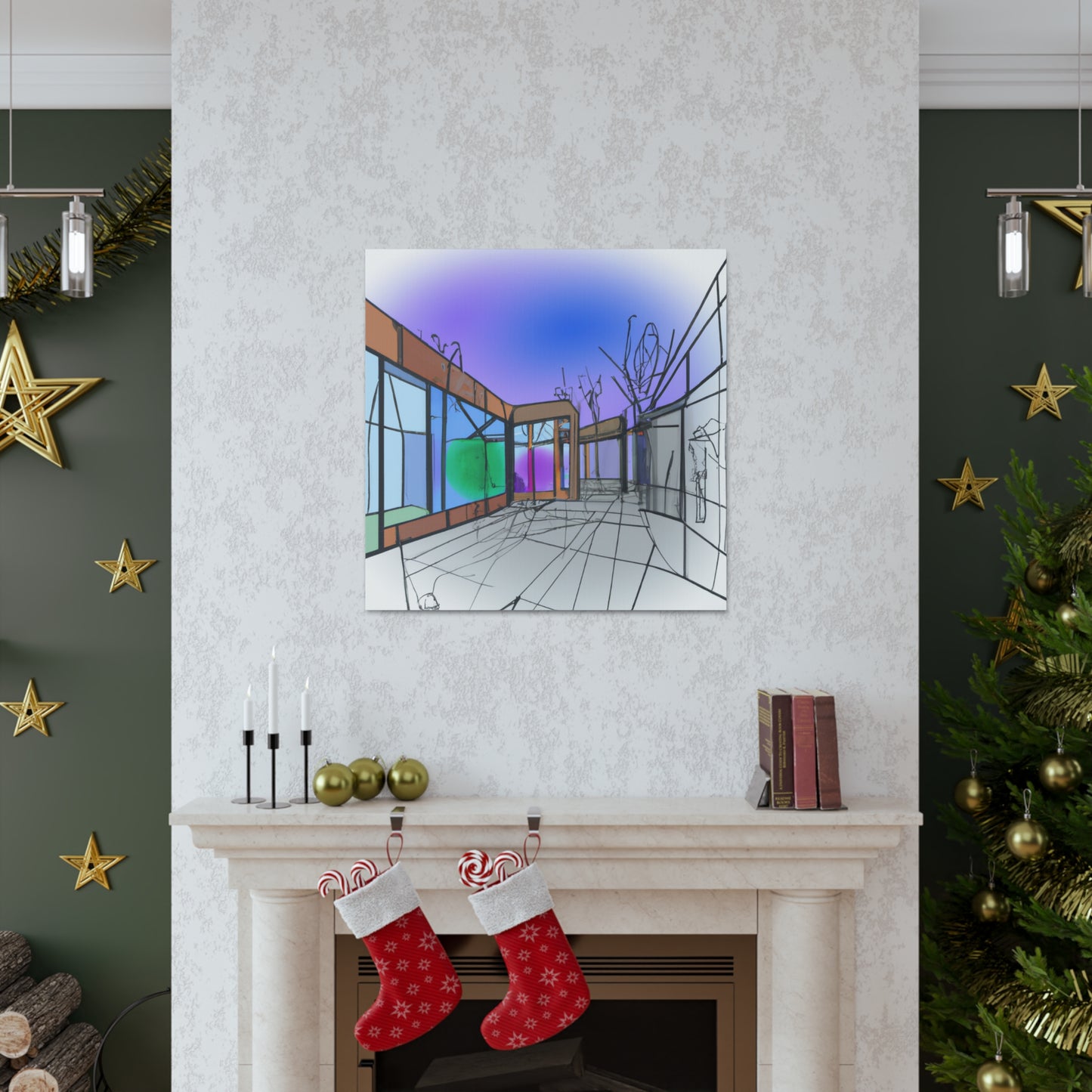 Even Of Winter - Canvas - Architectural