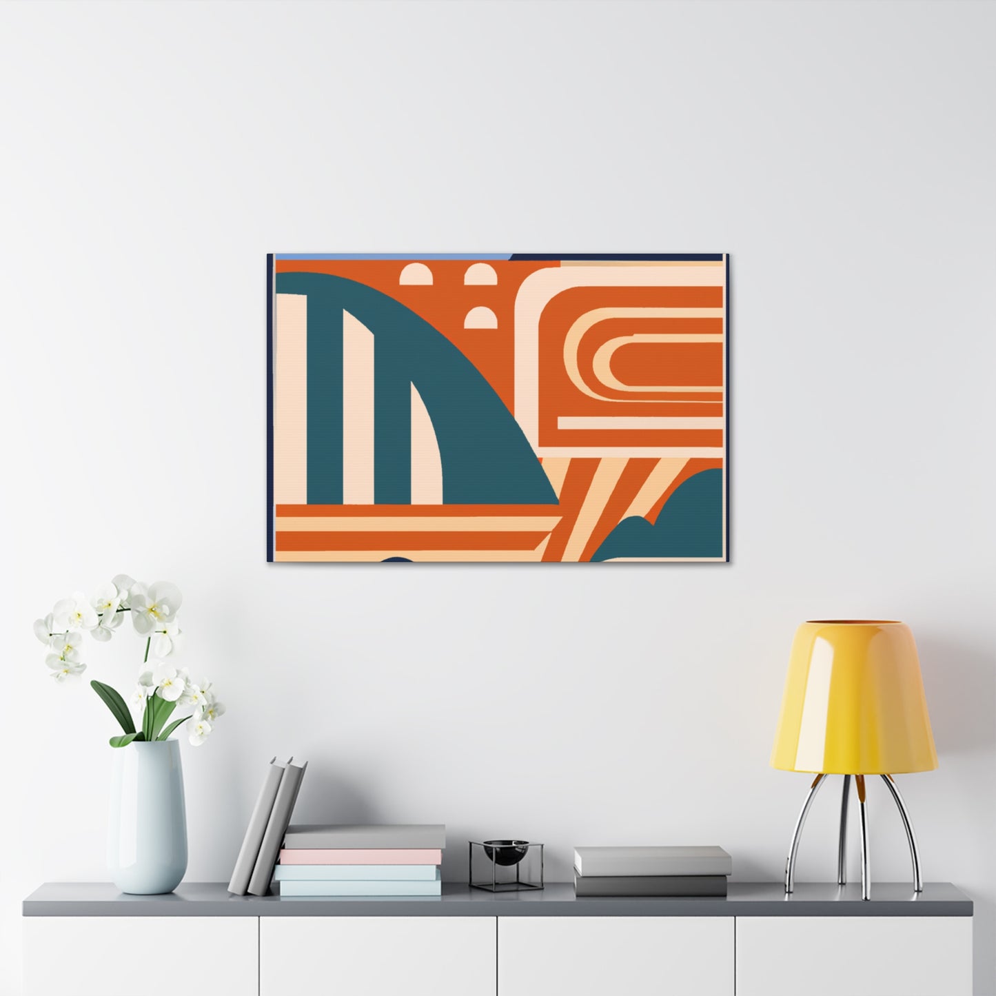 Fantastic Reindeer - Midcentury Canvas