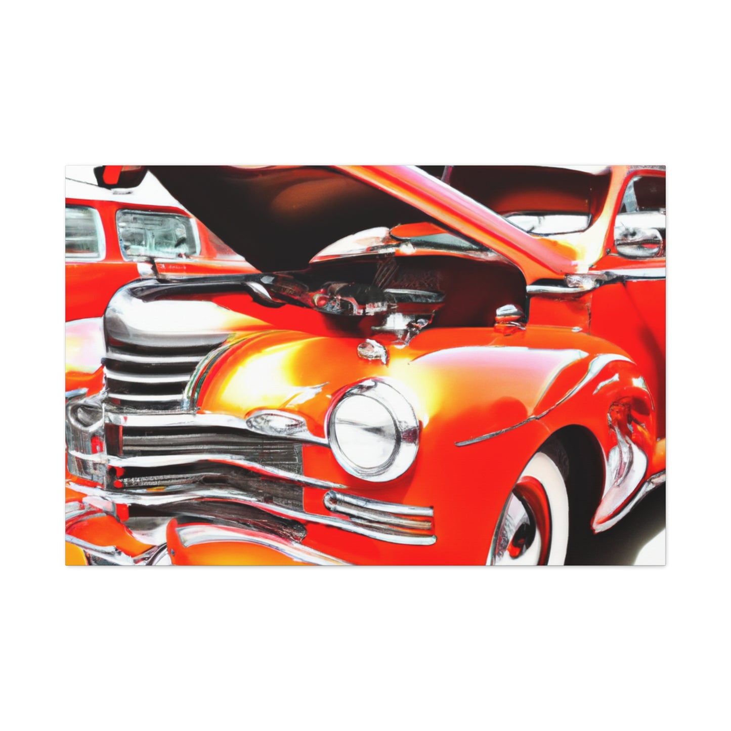 Redish Relic - Automobile Canvas