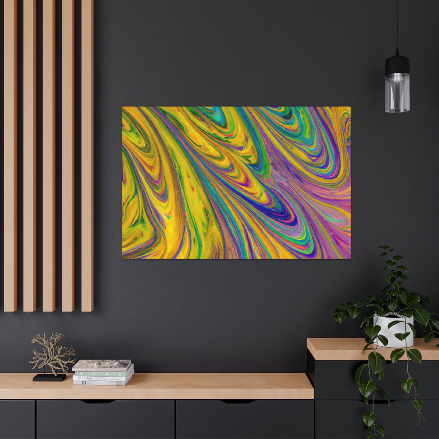 Yello Rijn - Abstract Canvas