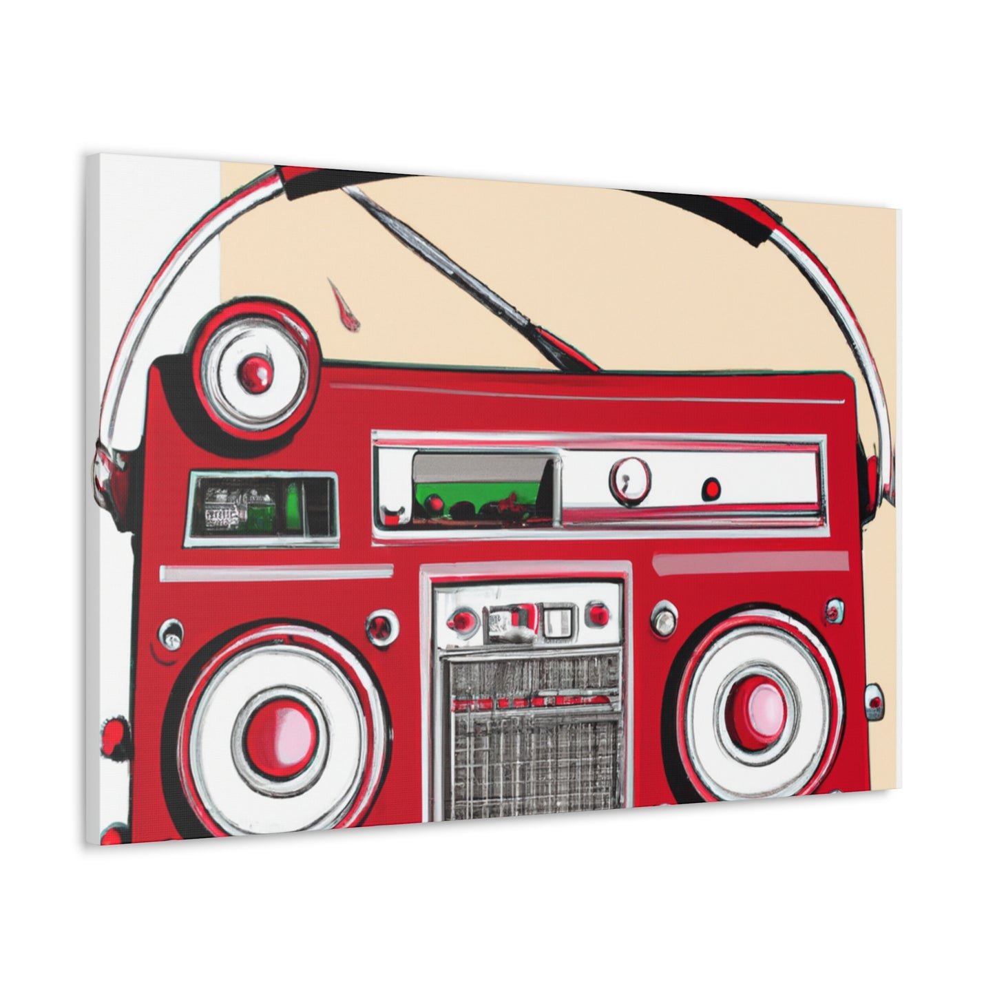 The Box - Retro Music and Film Canvas