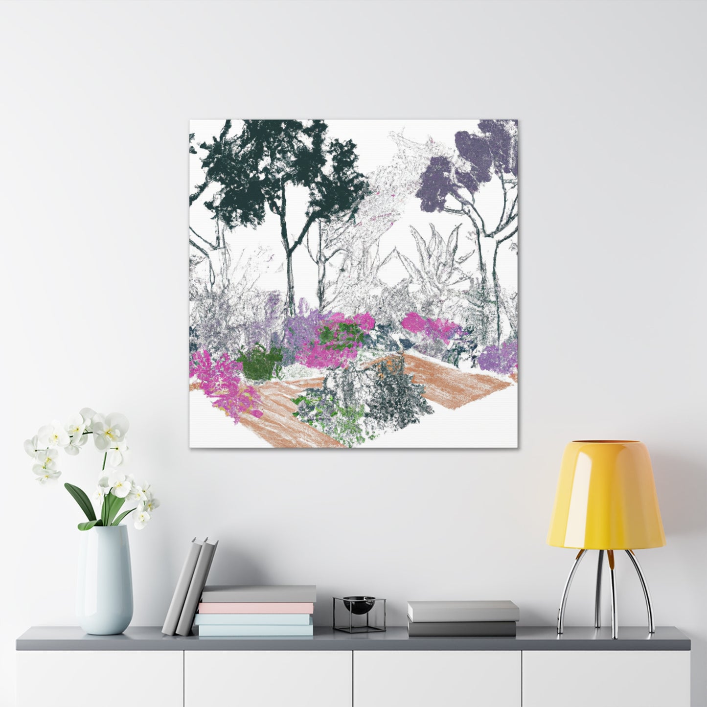 Garden Blooms - Landscape - Canvas
