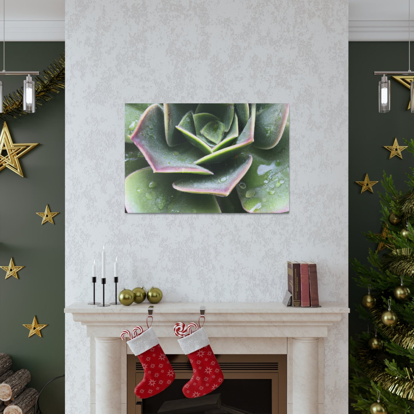 "Garden of Plenty." - Canvas - Succulent