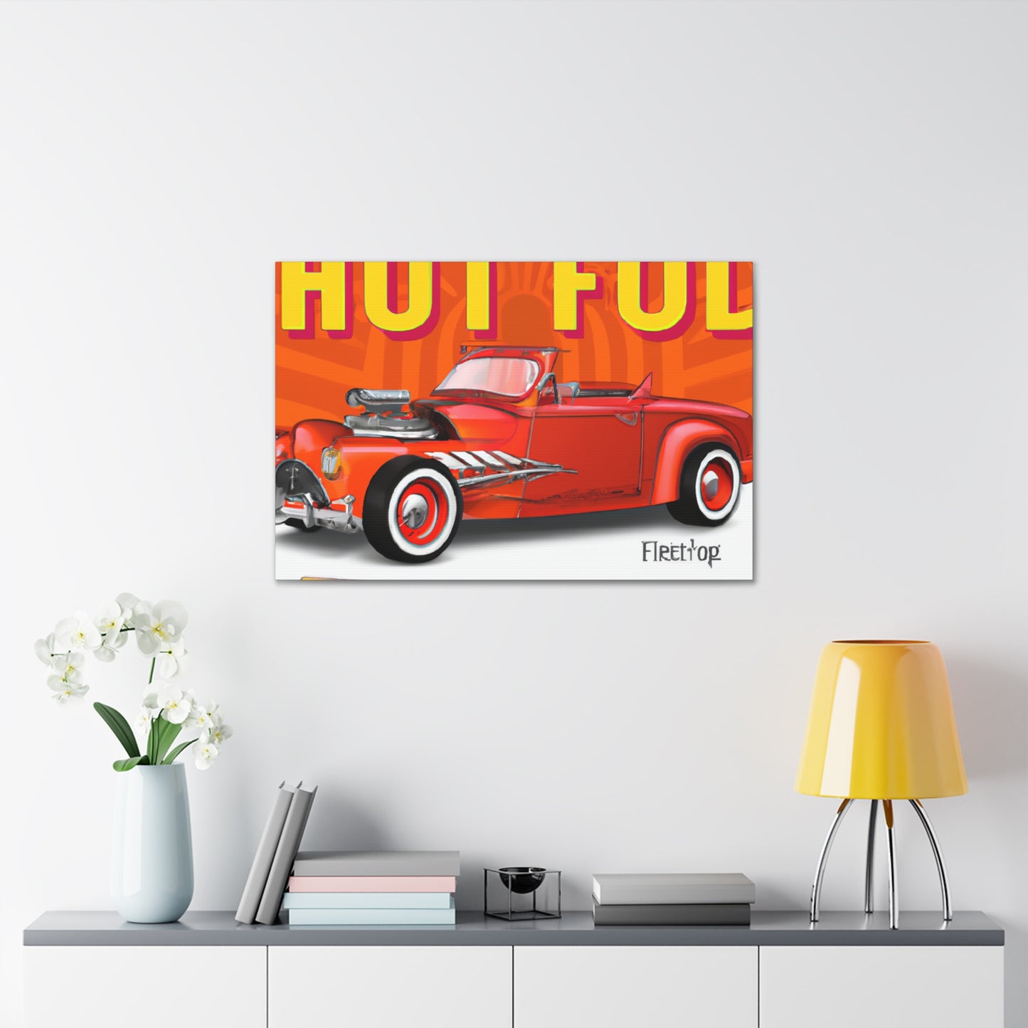 Turbo Grayhound - Automobile - Canvas