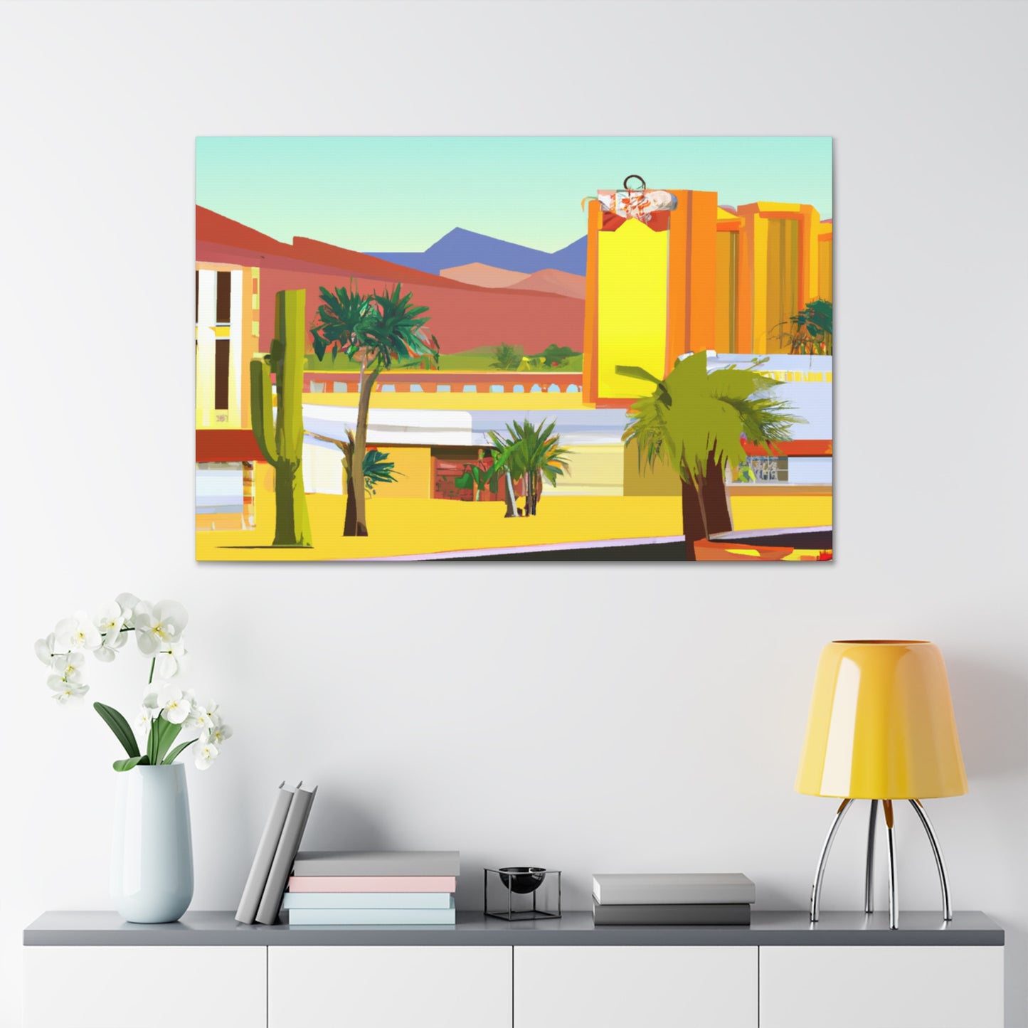 Sandstone Symphony - Architectural - Canvas - Desert