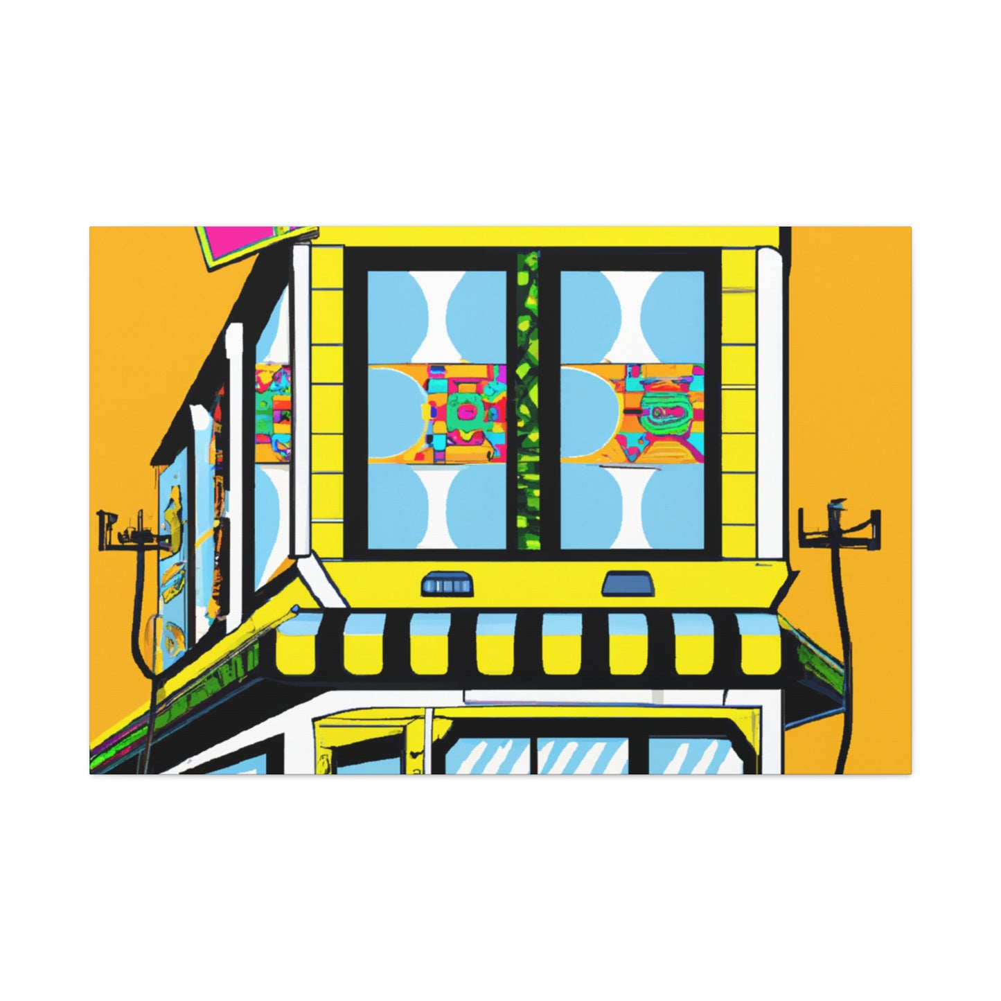 Moonshine Milkshake Parlor - Canvas - Pop Art