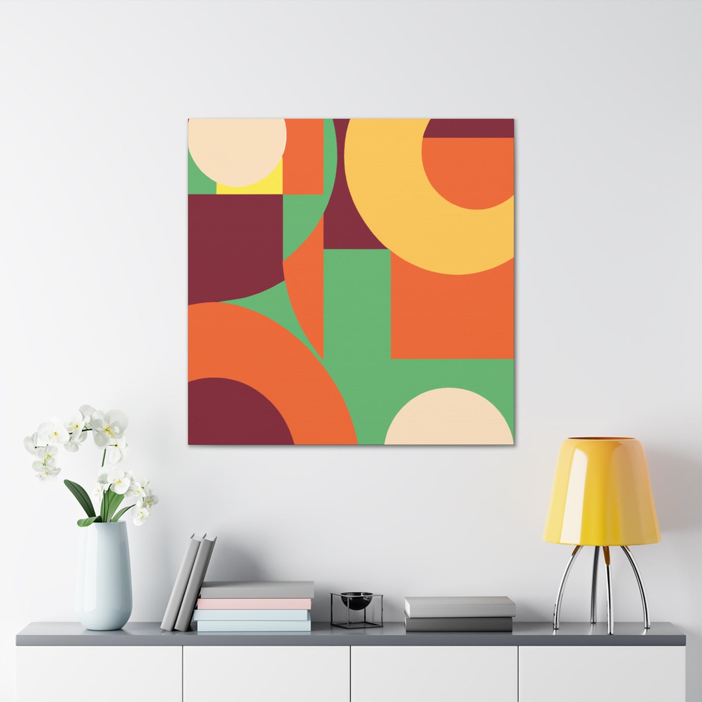 Orbital Burst - Midcentury - Canvas