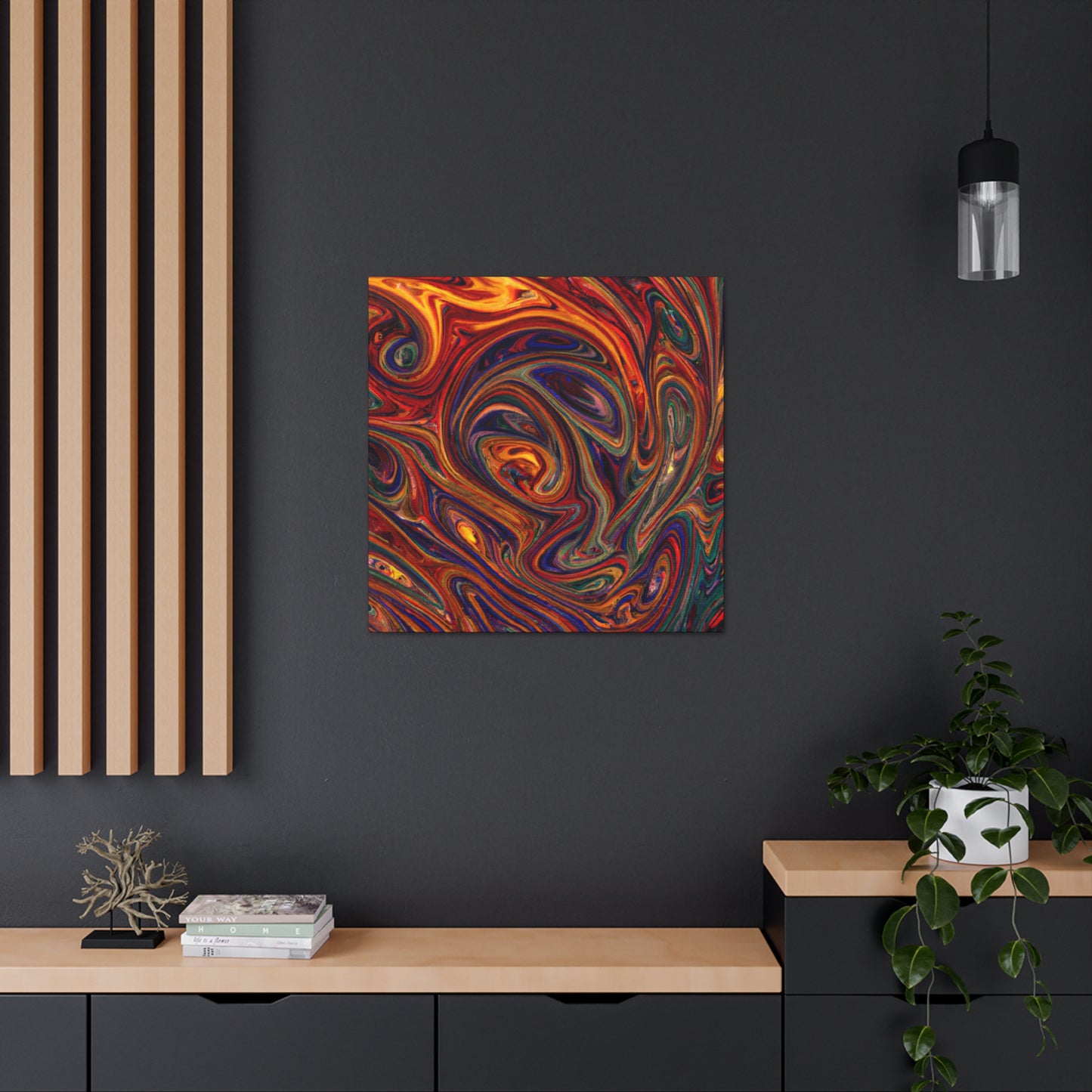 Burning Edges - Canvas - Abstract